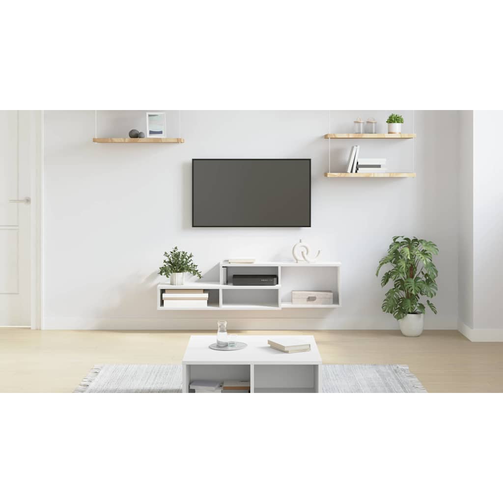 vidaXL Stojaknatelewizornaścianę 120x25x28,5cm Drewno inżynieryjne