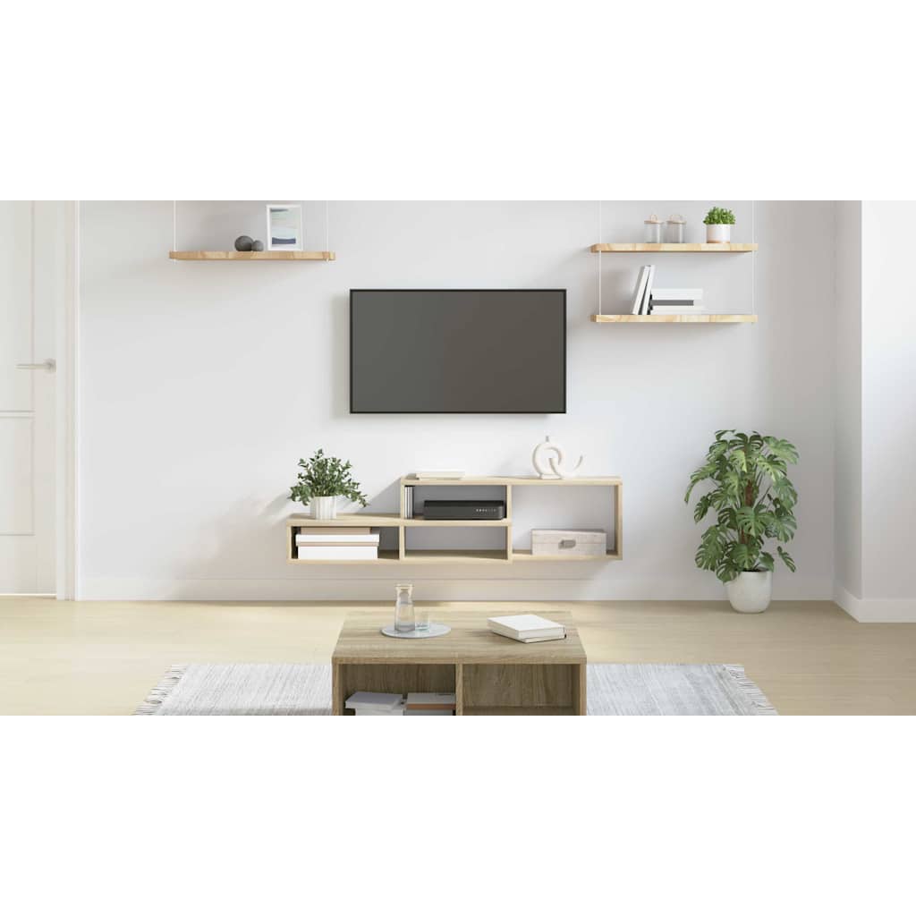 vidaXL Stojaknatelewizornaścianę 120x25x28,5cm Drewno inżynieryjne