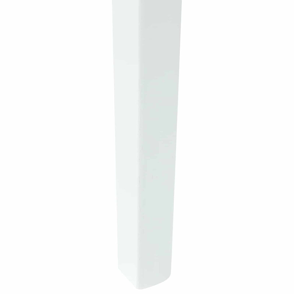 vidaXL Krzesła jadalne 2 pcs Biały 54 x 57 x 73 cm Drewno Gumowe