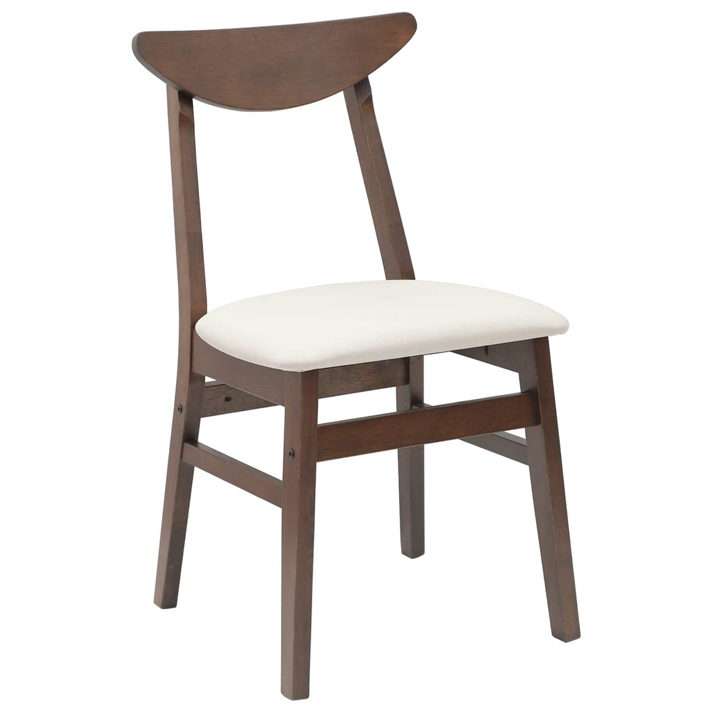 vidaXL Krzesła jadalne 2 pcs Jasny Brąz 42 x 47.5 x 81 cm