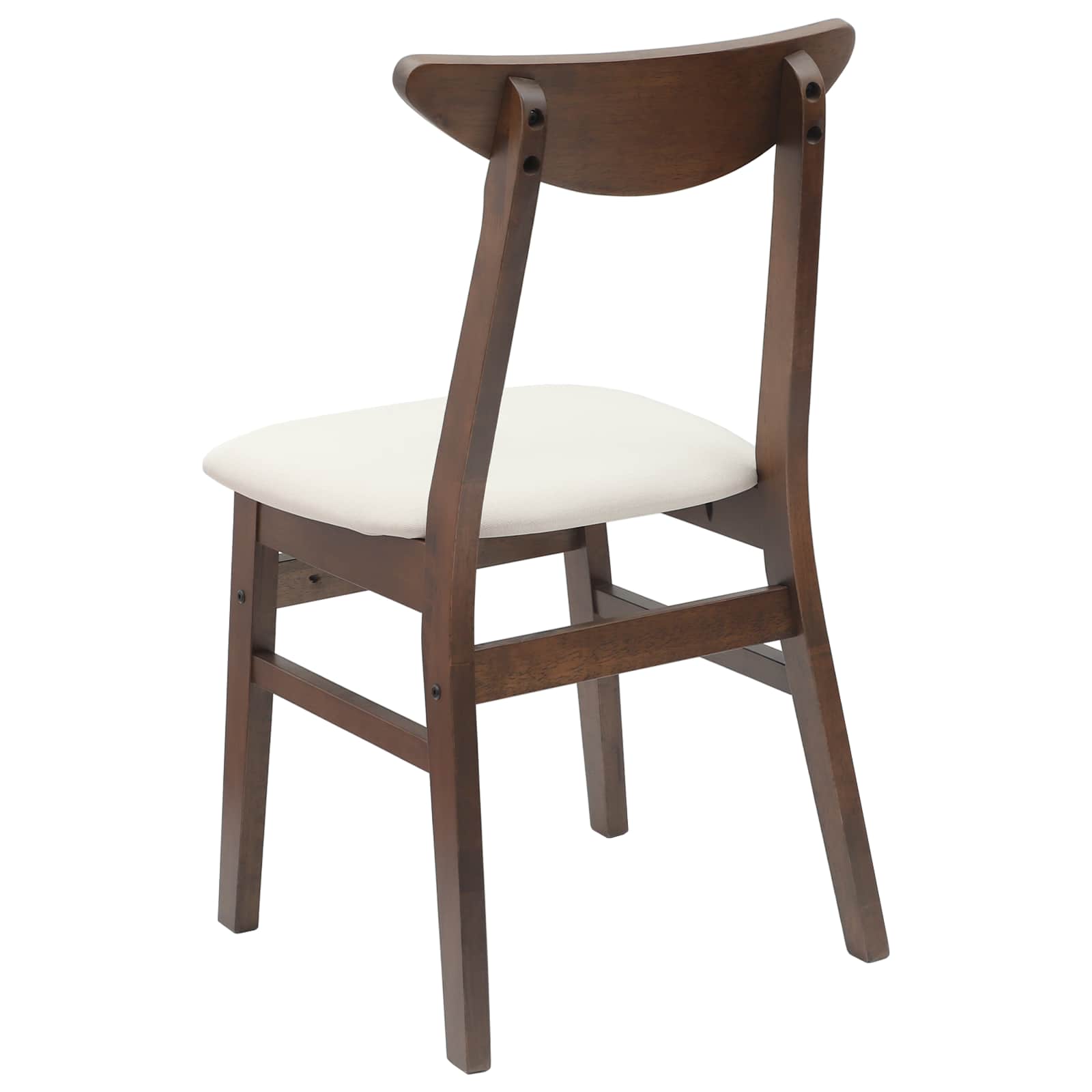 vidaXL Krzesła jadalne 2 pcs Jasny Brąz 42 x 47.5 x 81 cm