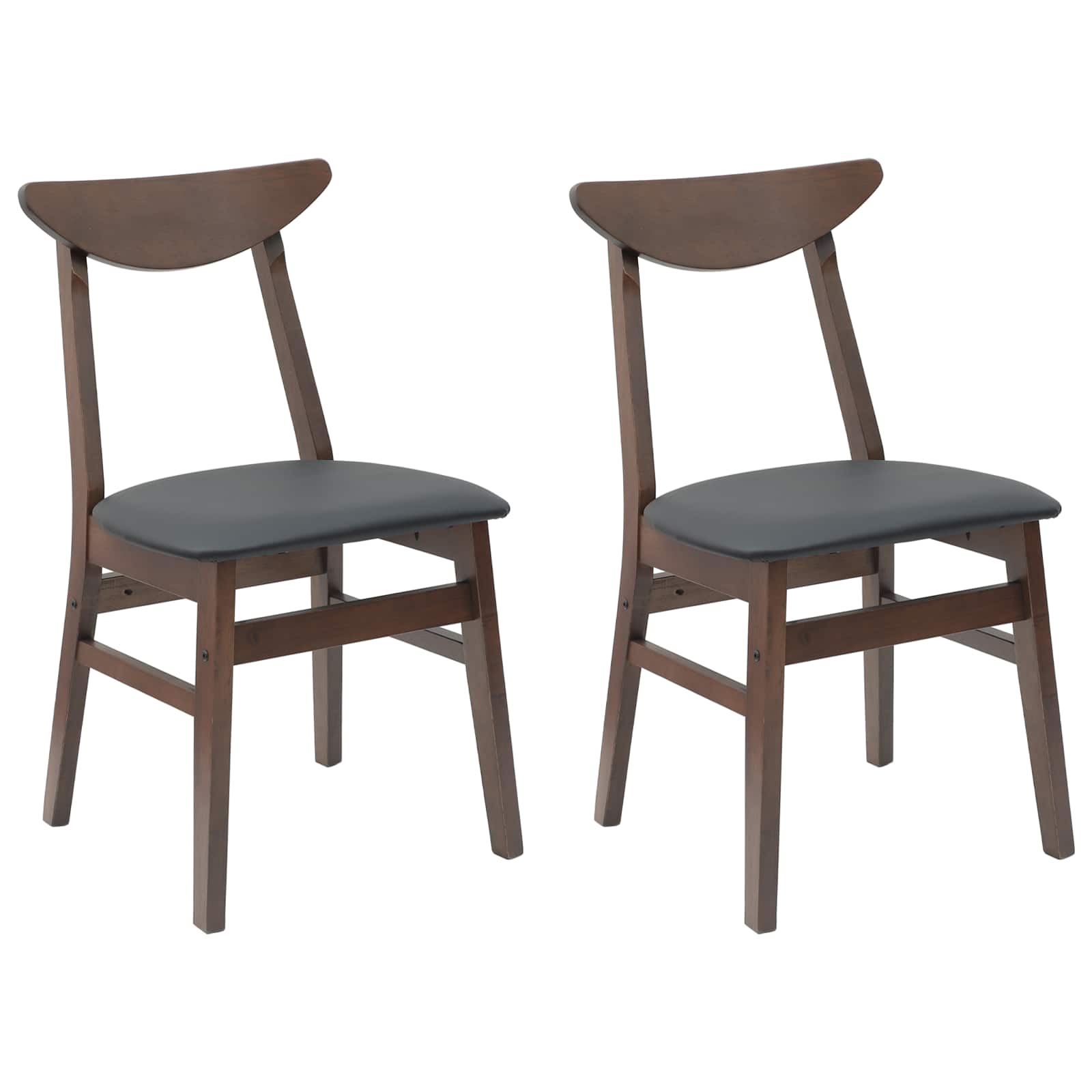 vidaXL Krzesła jadalne 2 pcs Jasny Brąz 42 x 47.5 x 81 cm