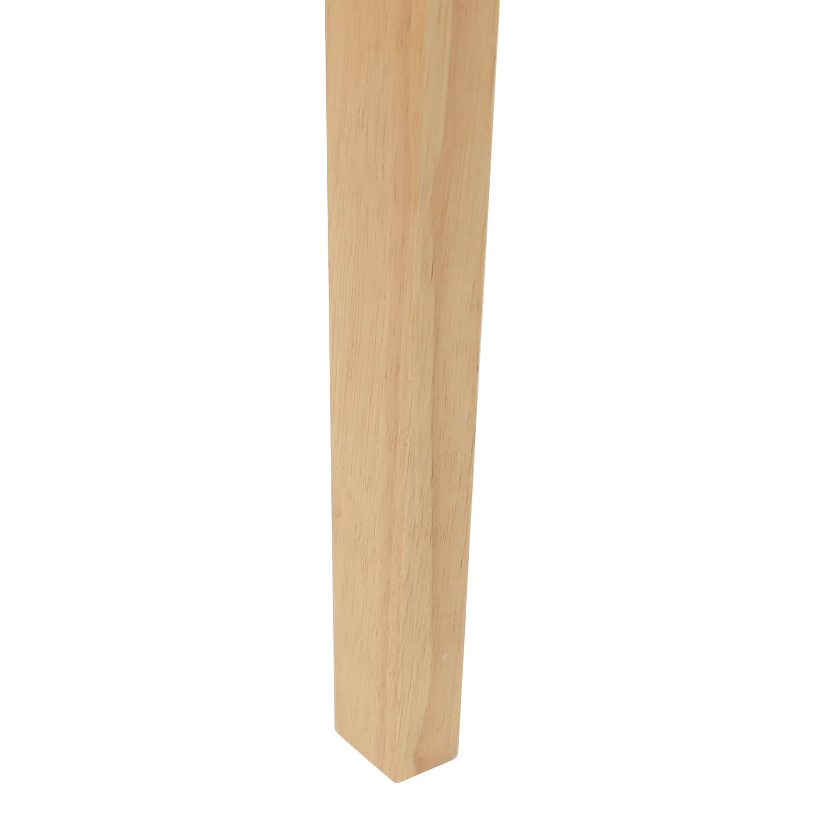 vidaXL Krzesła jadalne 2 pcs Naturalny 42 x 47.5 x 81 cm Drewno Gumowe