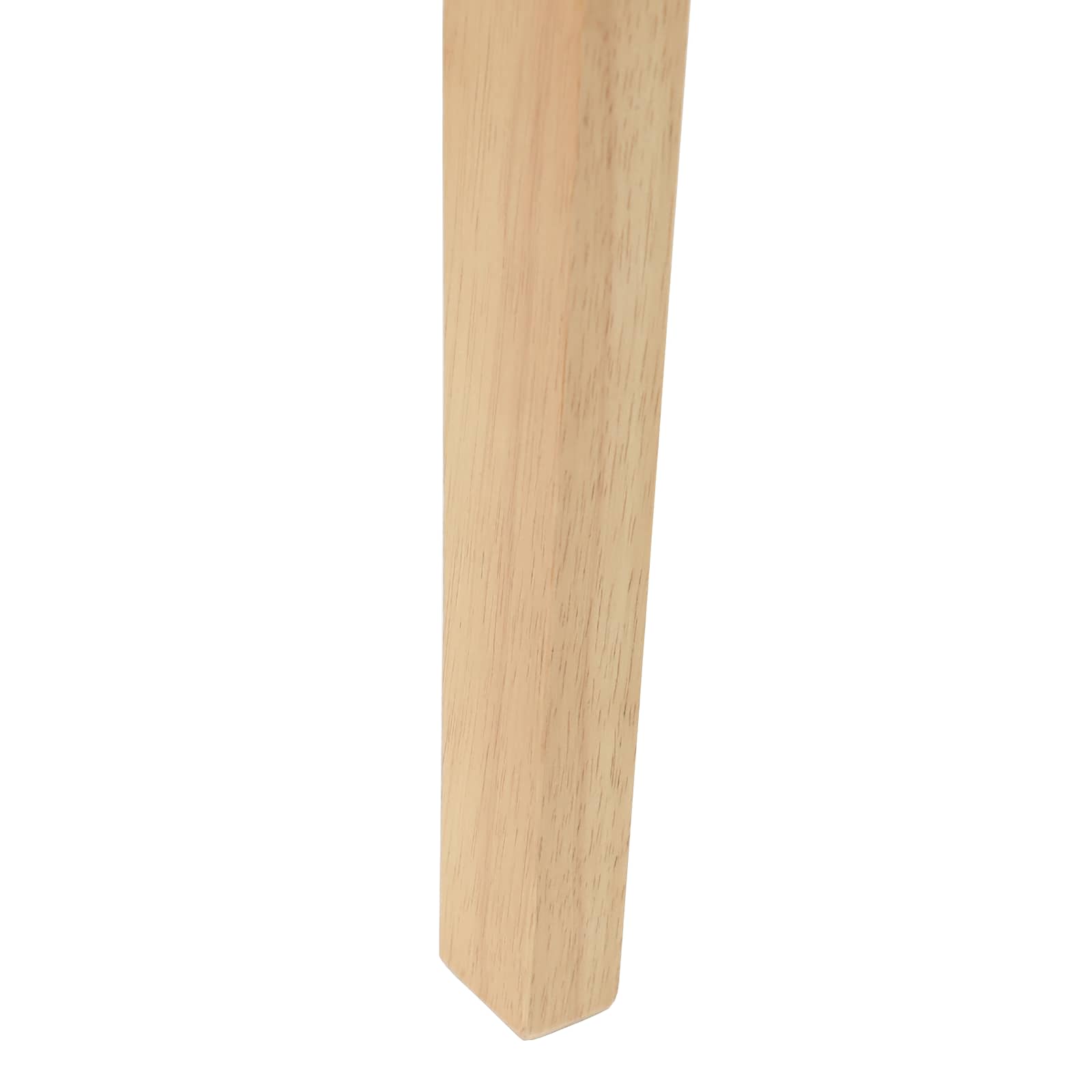 vidaXL Krzesła jadalne 2 pcs Naturalny 42 x 47.5 x 81 cm Drewno Gumowe