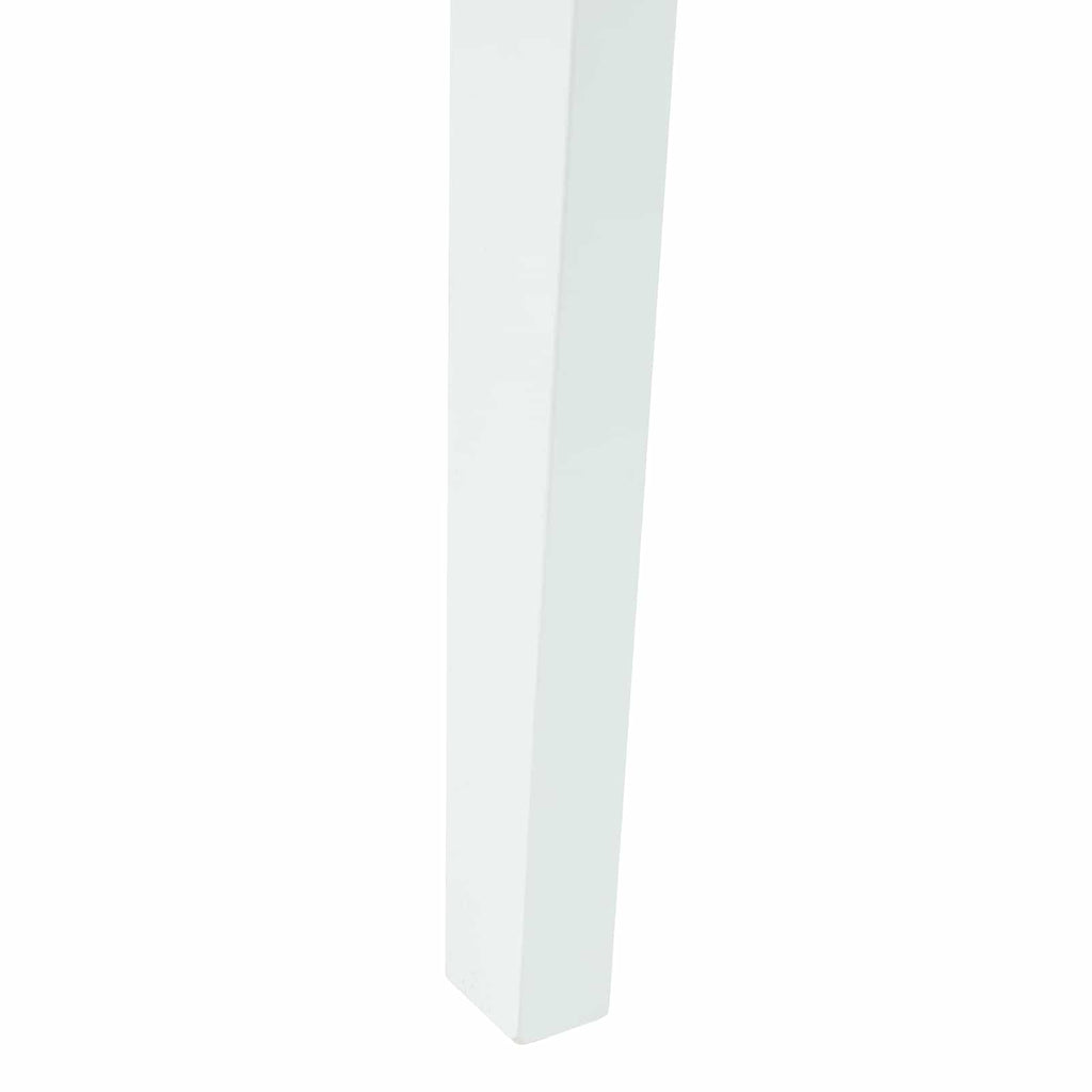 vidaXL Krzesła jadalne 2 pcs Biały 42 x 47.5 x 81 cm Drewno Gumowe