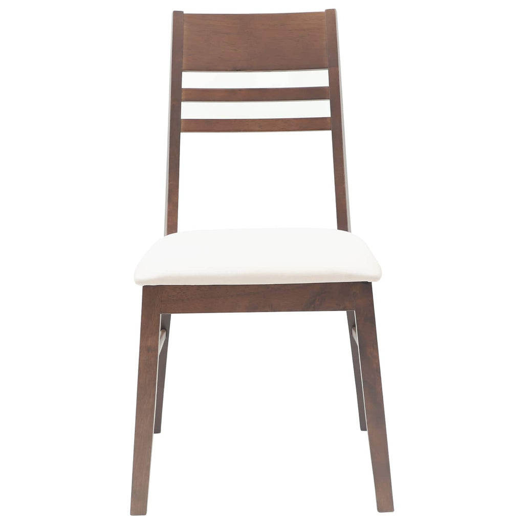 vidaXL Krzesła jadalne 2 pcs Jasny Brąz 43 x 54 x 89 cm Drewno Gumowe