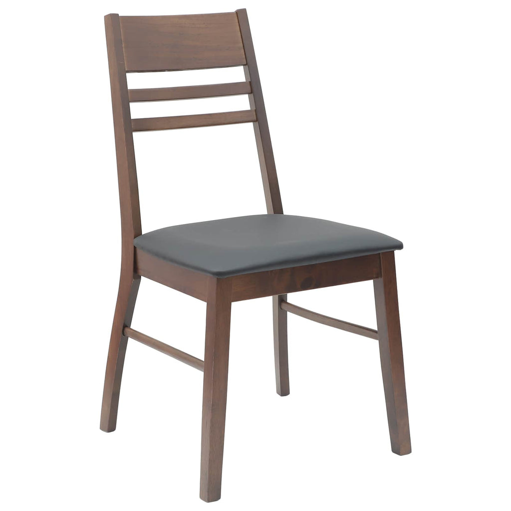 vidaXL Krzesła jadalne 2 pcs Jasny Brąz 43 x 54 x 89 cm Drewno Gumowe