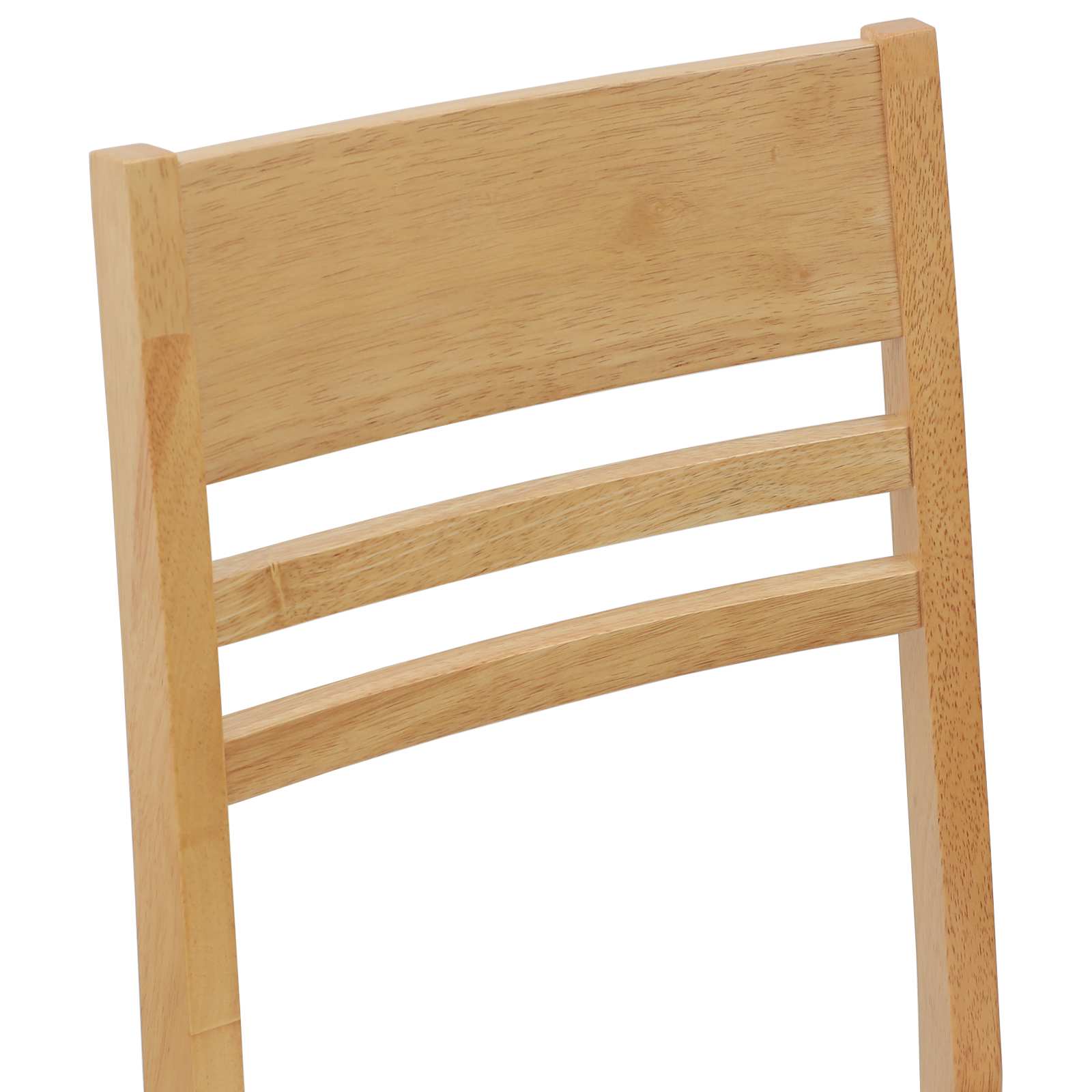vidaXL Krzesła jadalne 2 pcs Naturalny 43 x 54 x 89 cm Drewno Gumowe