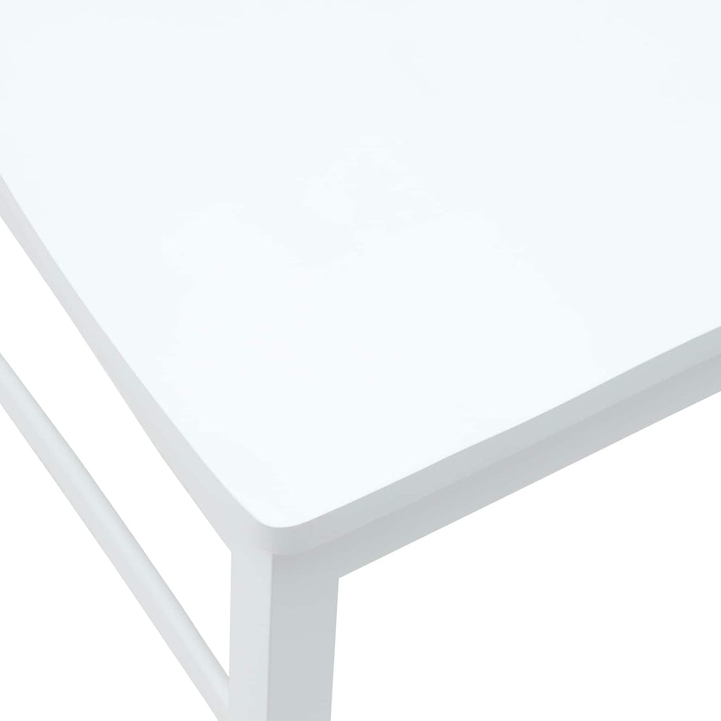vidaXL Krzesła jadalne 2 pcs Biały 43 x 54 x 89 cm Drewno Gumowe