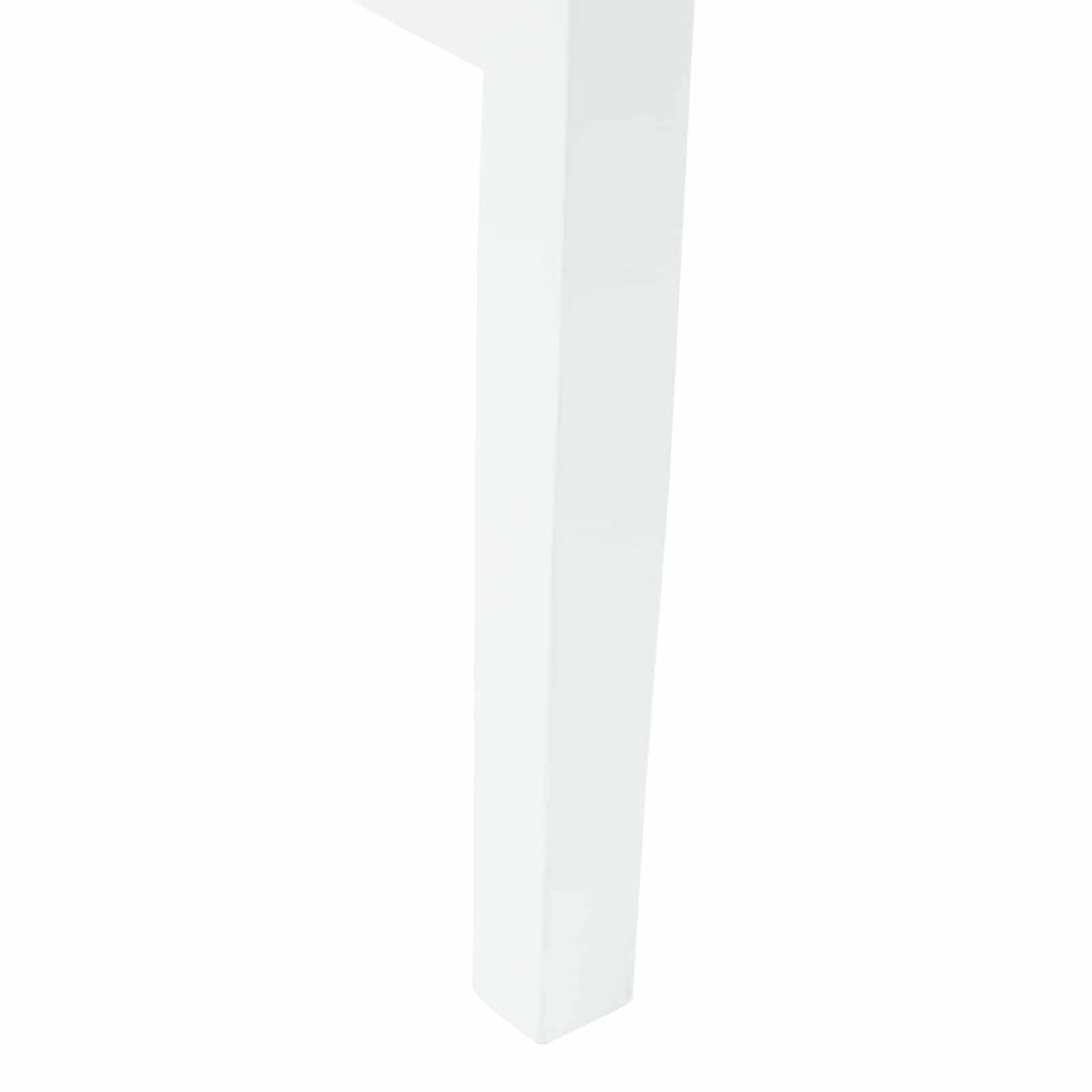 vidaXL Krzesła jadalne 2 pcs Biały 43 x 54 x 89 cm Drewno Gumowe