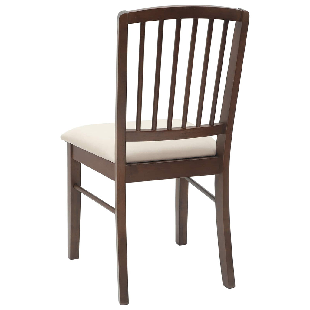 vidaXL Krzesła jadalne 2 pcs Jasny Brąz 50 x 52,5 x 91 cm