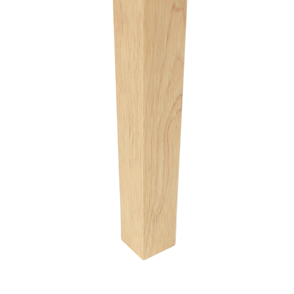 vidaXL Krzesła jadalne 2 pcs Naturalny 50 x 52,5 x 91 cm Drewno Gumowe