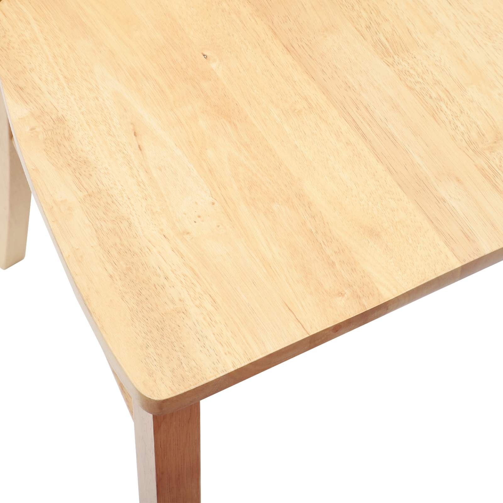 vidaXL Krzesła jadalne 2 pcs Naturalny 50 x 52,5 x 91 cm Drewno Gumowe
