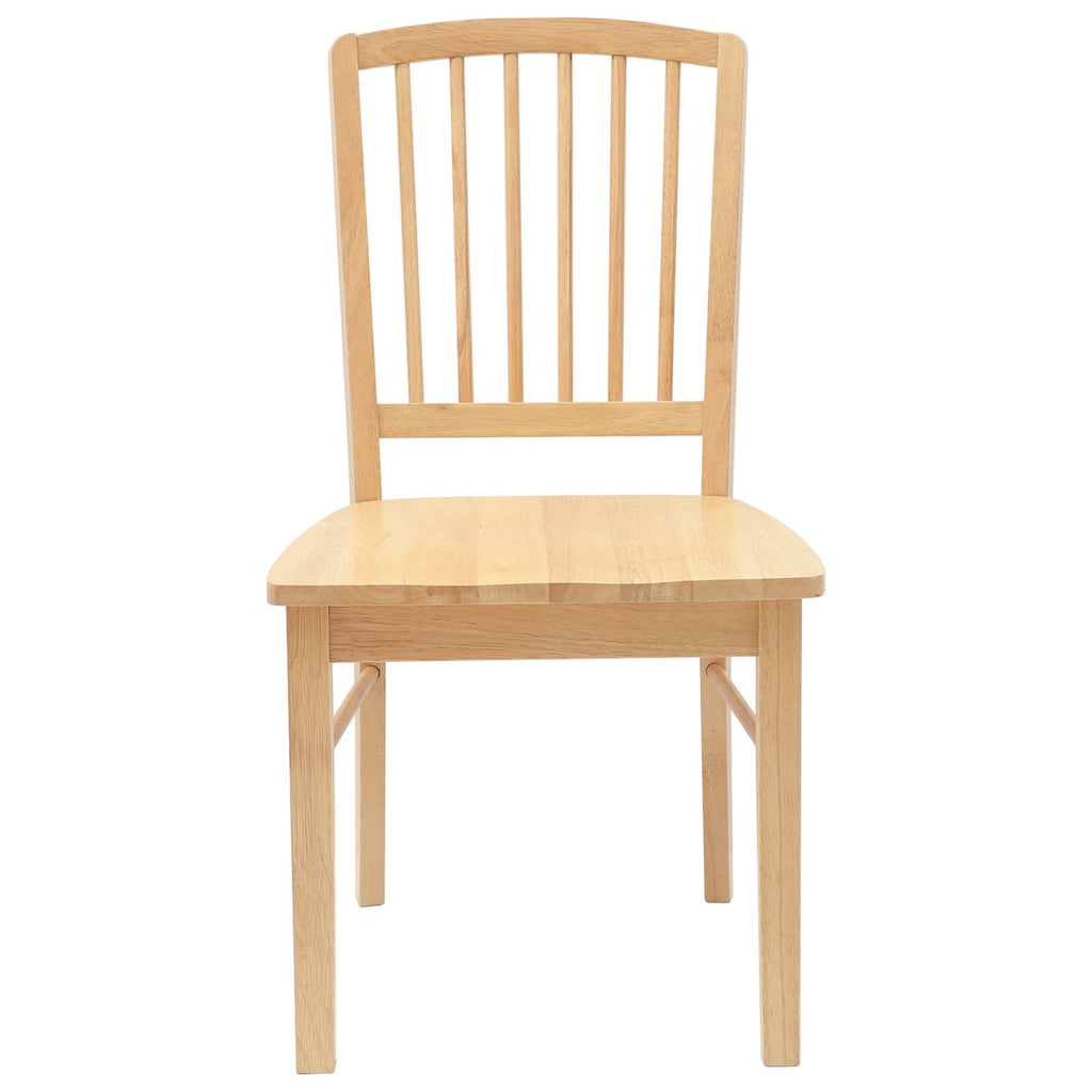 vidaXL Krzesła jadalne 2 pcs Naturalny 50 x 52,5 x 91 cm Drewno Gumowe