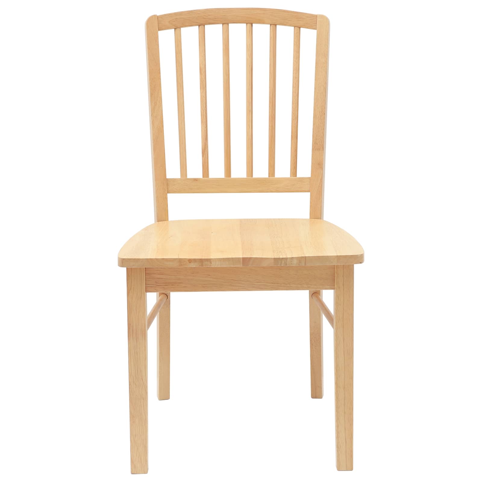 vidaXL Krzesła jadalne 2 pcs Naturalny 50 x 52,5 x 91 cm Drewno Gumowe