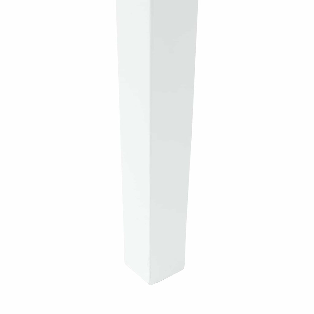 vidaXL Krzesła jadalne 2 pcs Biały 50 x 52,5 x 91 cm Drewno Gumowe