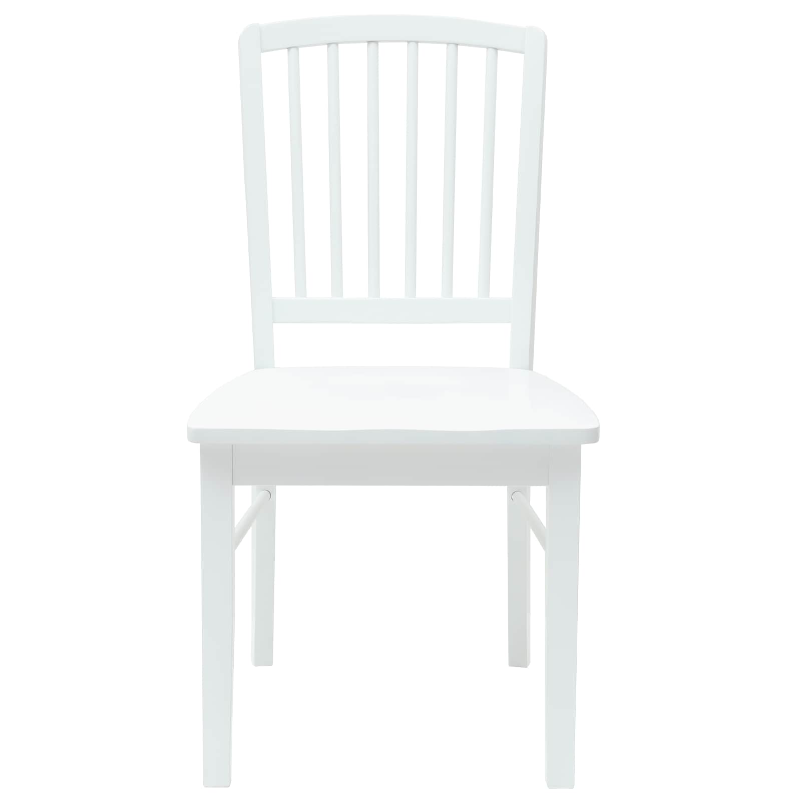 vidaXL Krzesła jadalne 2 pcs Biały 50 x 52,5 x 91 cm Drewno Gumowe