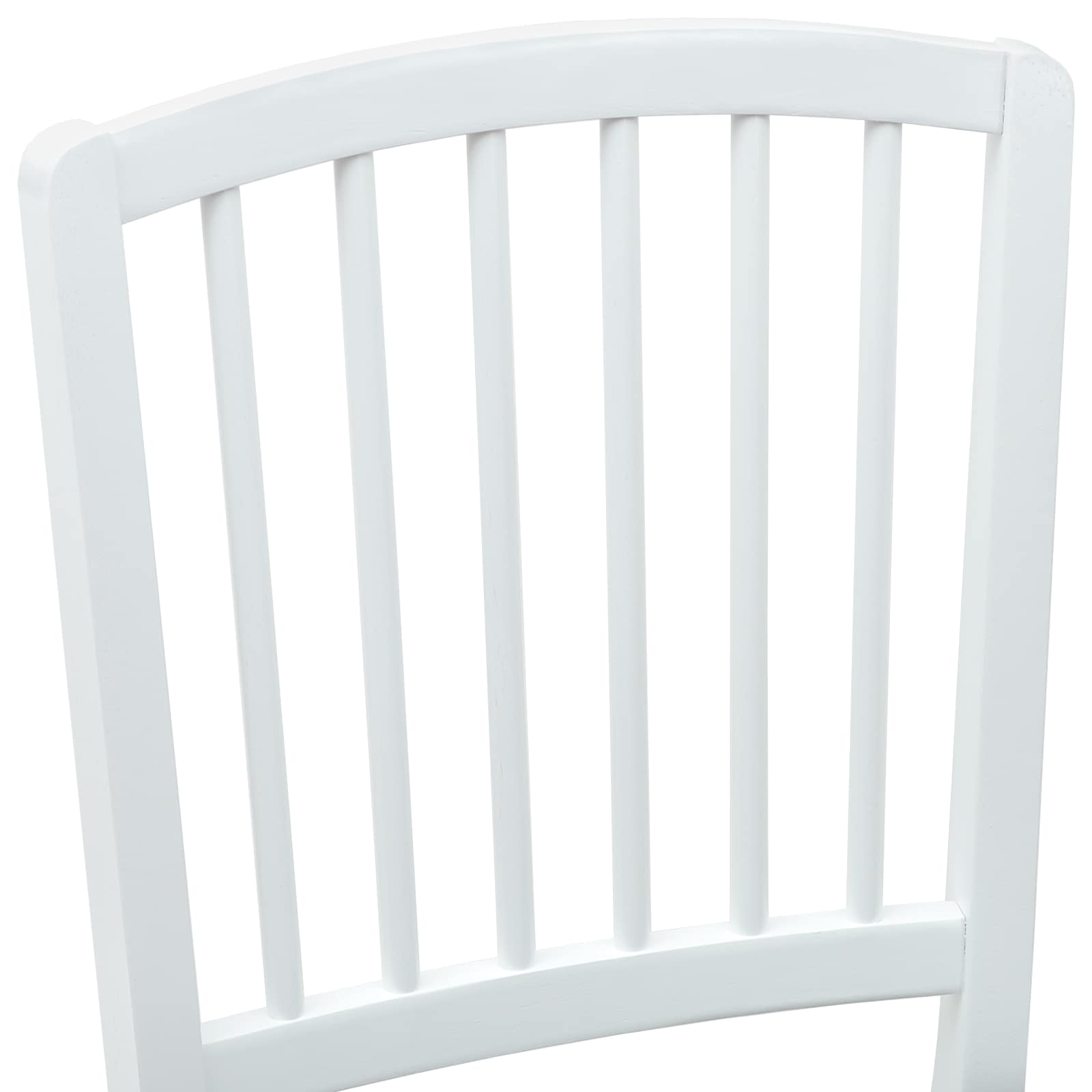 vidaXL Krzesła jadalne 2 pcs Biały 50 x 52,5 x 91 cm Drewno Gumowe