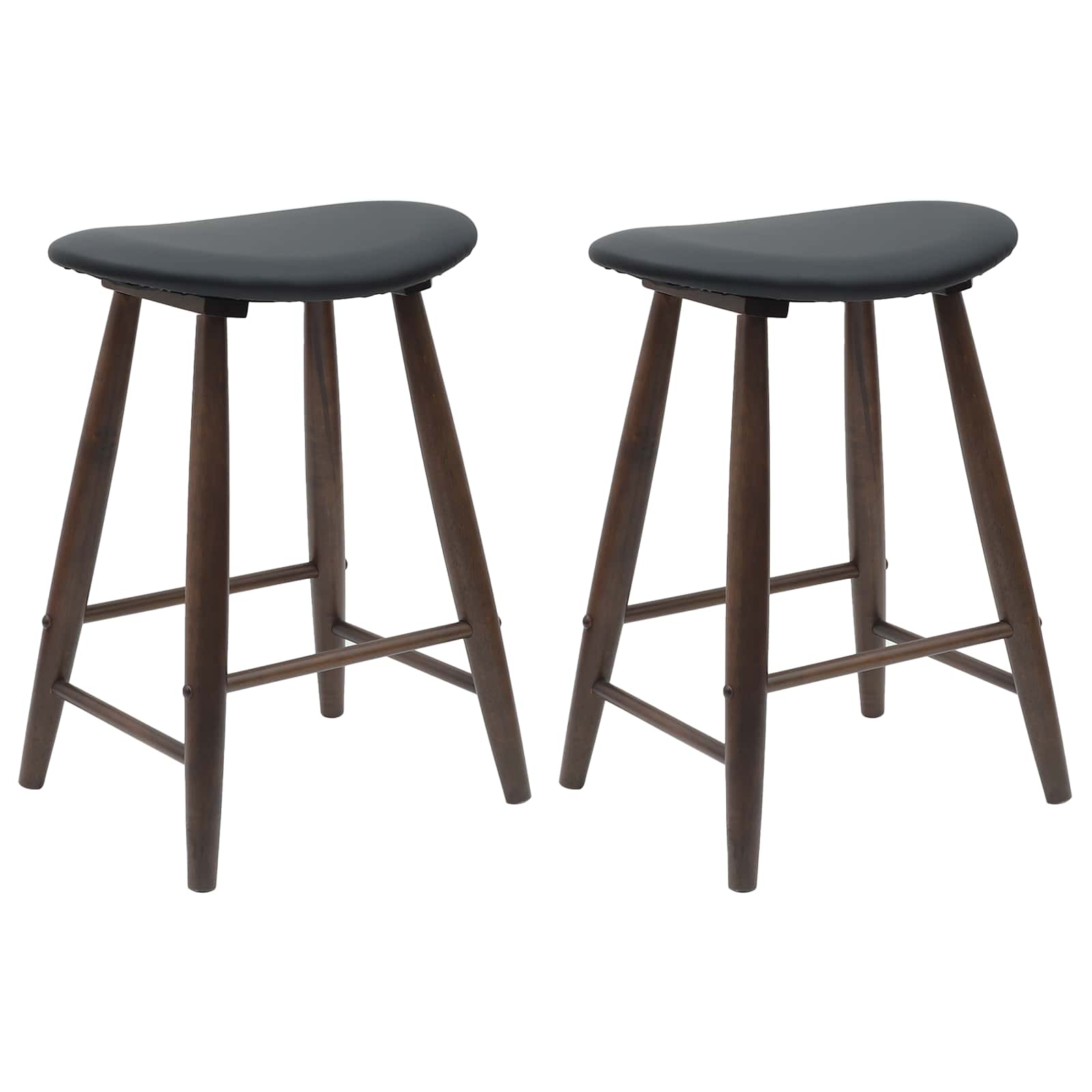 vidaXL Krzesła jadalne 2 pcs Jasny Brąz 46 x 37 x 63 cm Drewno Gumowe