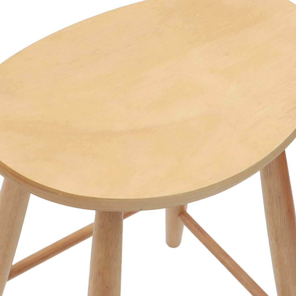 vidaXL Krzesła jadalne 2 pcs Naturalny 46 x 37 x 63 cm Drewno Gumowe