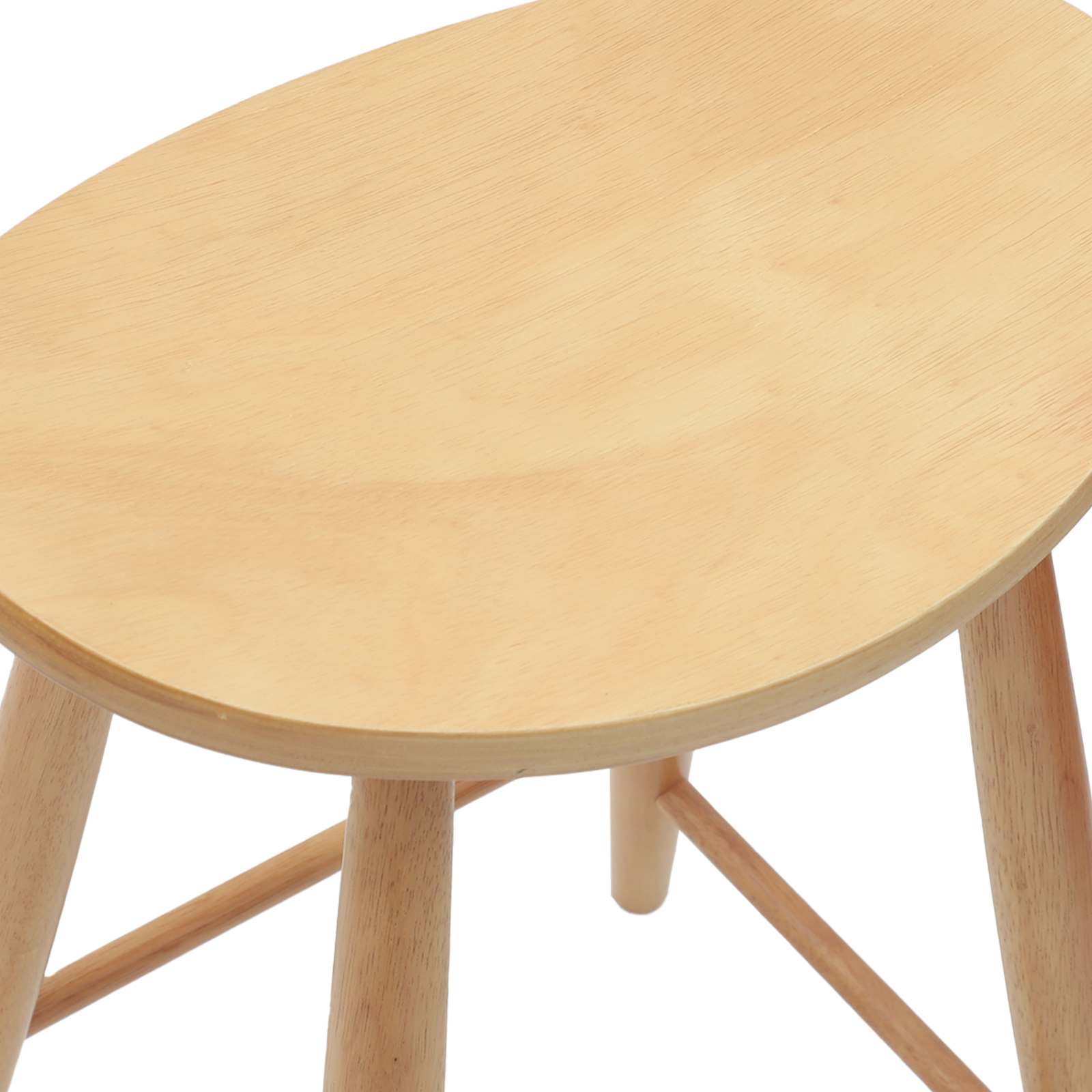 vidaXL Krzesła jadalne 2 pcs Naturalny 46 x 37 x 63 cm Drewno Gumowe