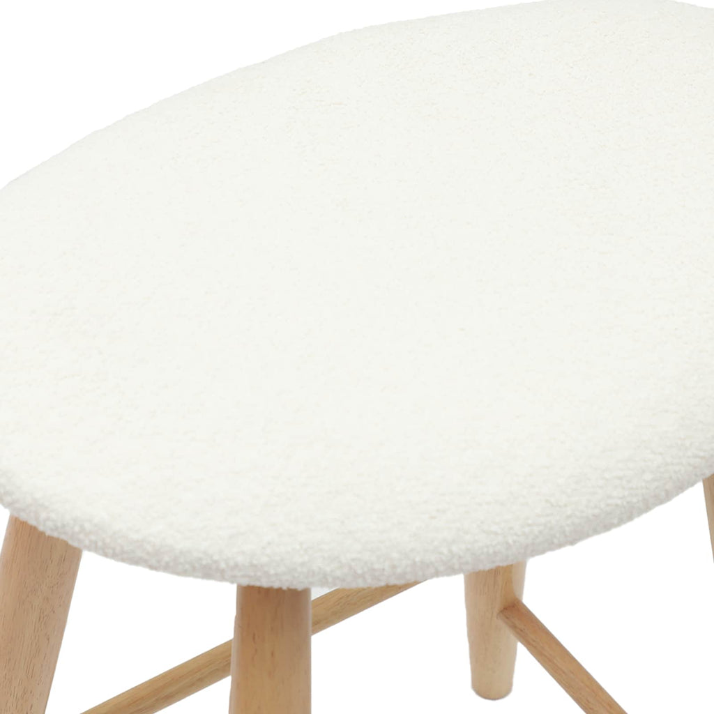 vidaXL Krzesła jadalne 2 pcs Naturalny 46 x 37 x 63 cm Drewno Gumowe