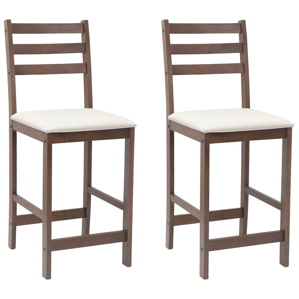 vidaXL Krzesła jadalne 2 pcs Jasny Brąz 40 x 47,5 x 99,5 cm