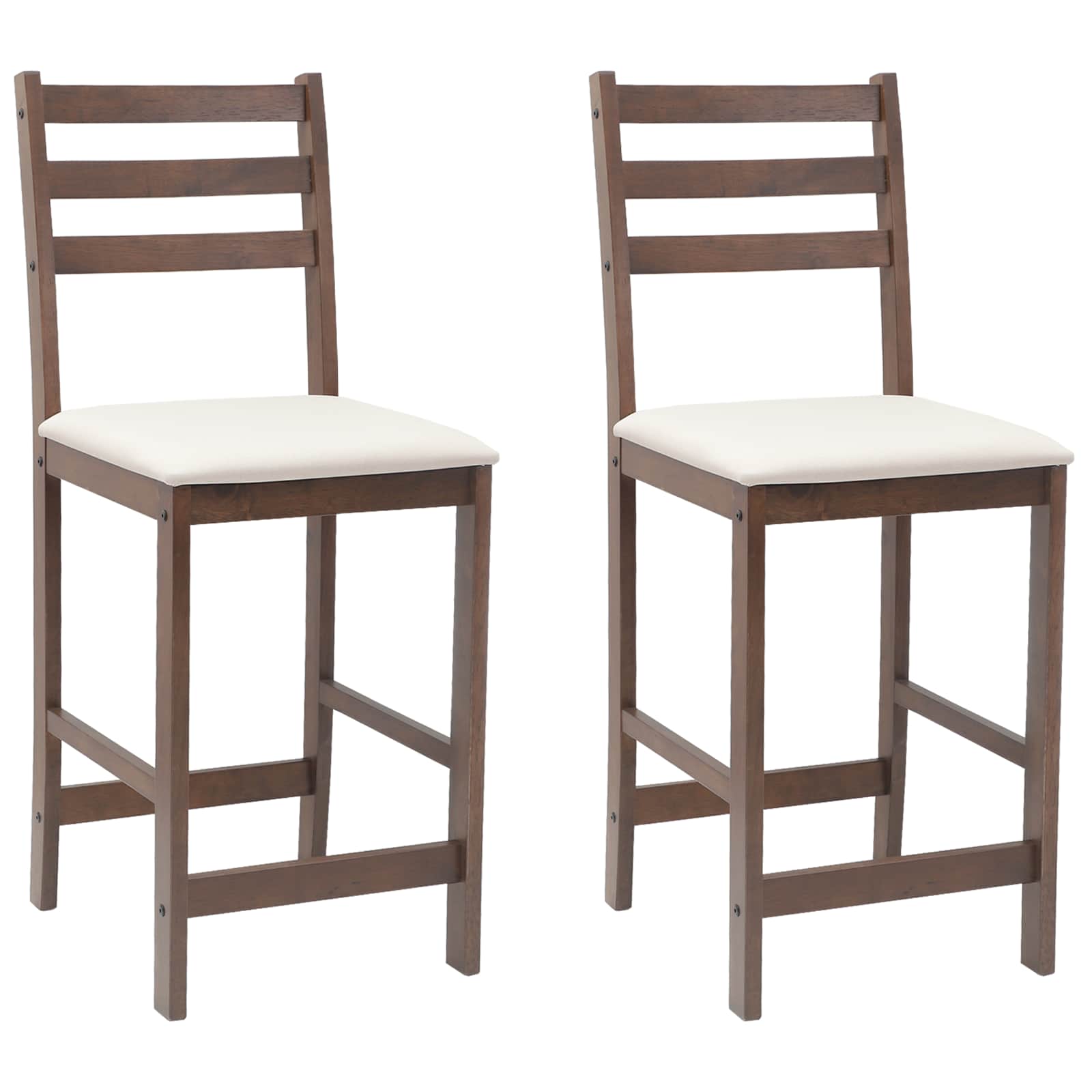 vidaXL Krzesła jadalne 2 pcs Jasny Brąz 40 x 47,5 x 99,5 cm