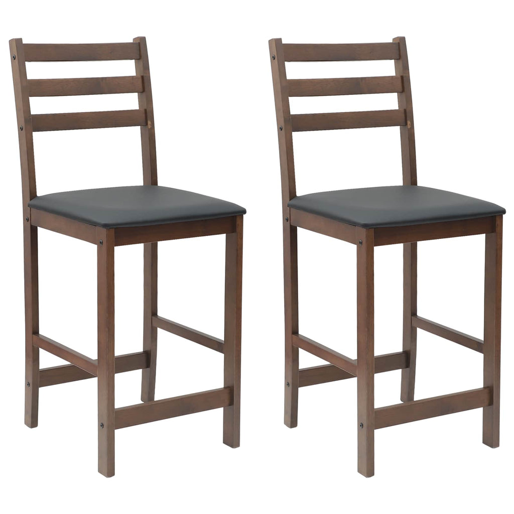 vidaXL Krzesła jadalne 2 pcs Jasny Brąz 40 x 47,5 x 99,5 cm