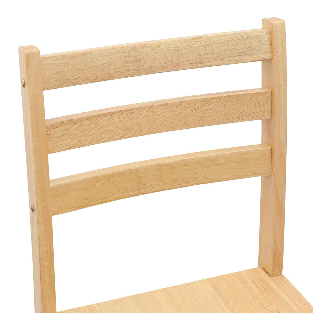 vidaXL Krzesła jadalne 2 pcs Naturalny 40 x 47,5 x 99,5 cm