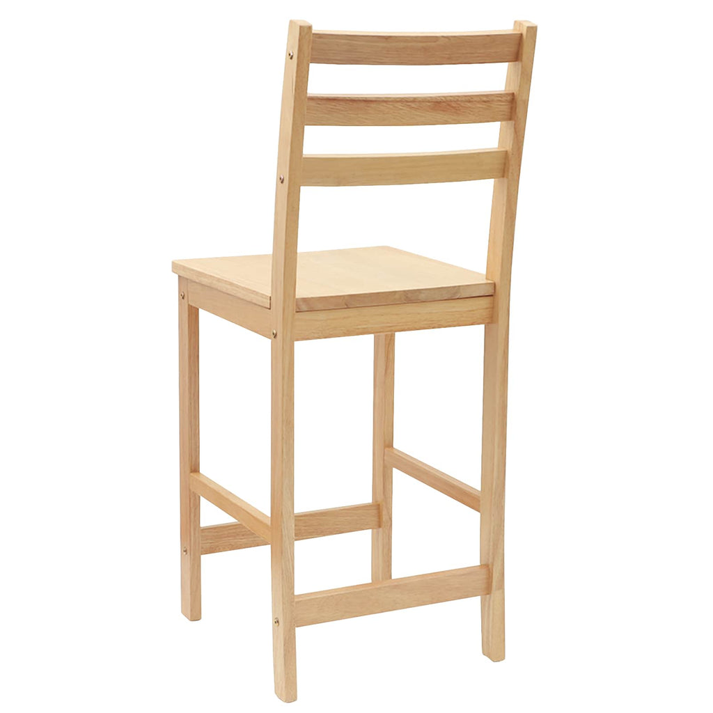vidaXL Krzesła jadalne 2 pcs Naturalny 40 x 47,5 x 99,5 cm