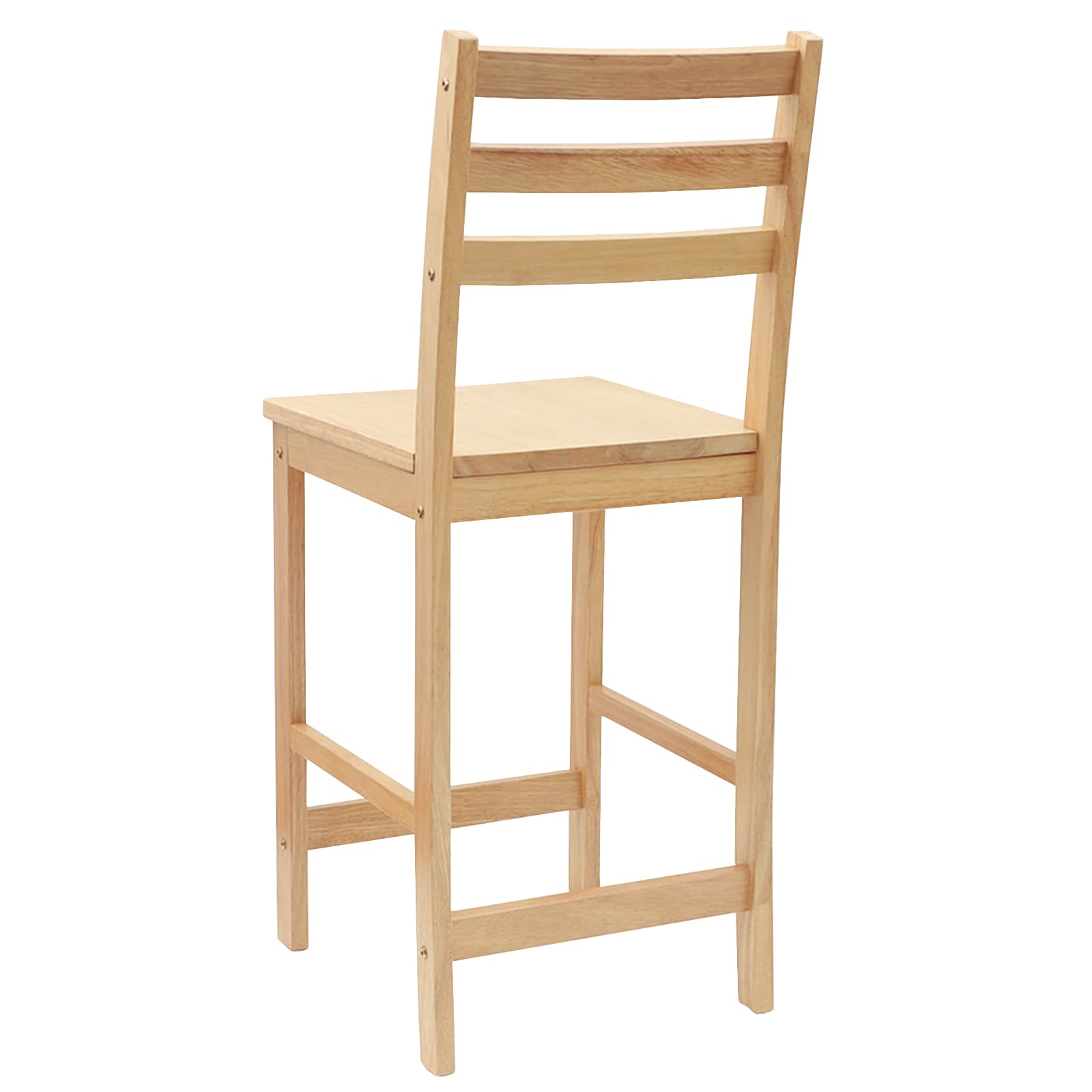 vidaXL Krzesła jadalne 2 pcs Naturalny 40 x 47,5 x 99,5 cm