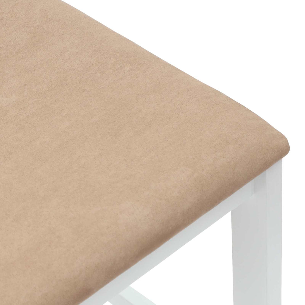 vidaXL Krzesła jadalne 2 pcs Biały 40 x 47,5 x 99,5 cm Drewno Gumowe