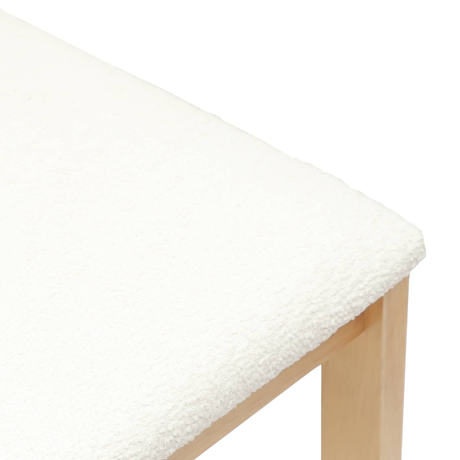 vidaXL Krzesła jadalne 2 pcs Naturalny 40 x 47,5 x 99,5 cm