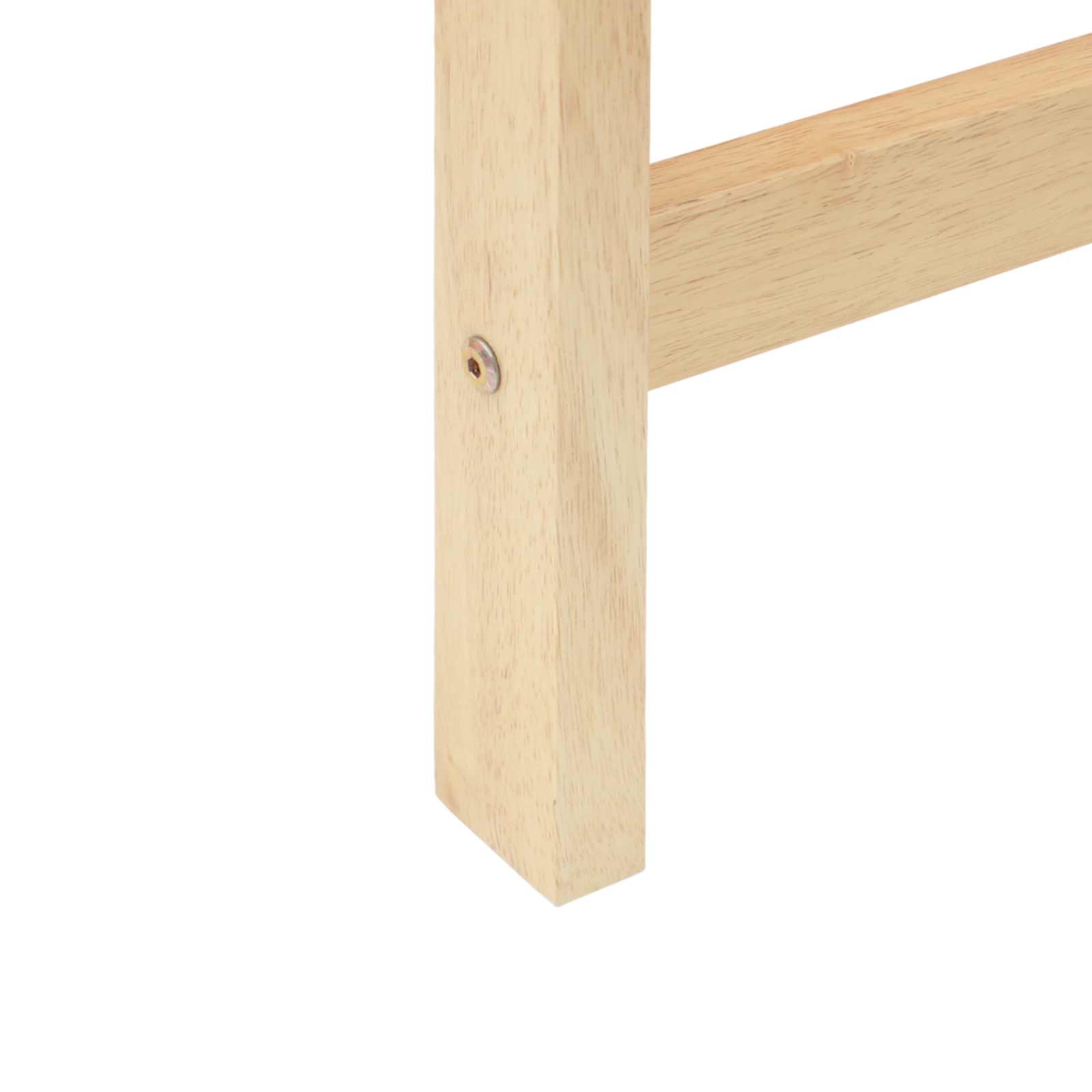 vidaXL Krzesła jadalne 2 pcs Naturalny 40 x 47,5 x 99,5 cm