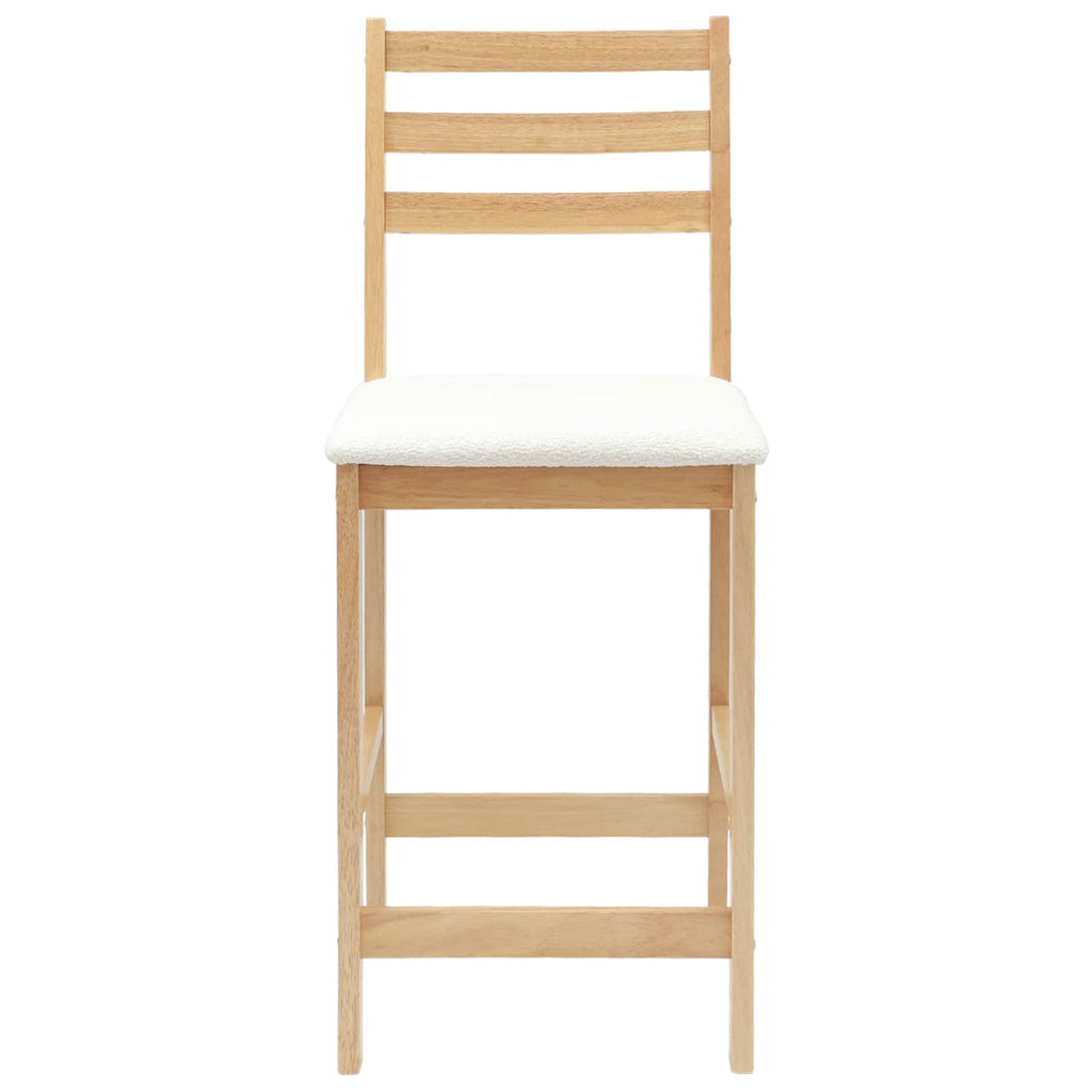 vidaXL Krzesła jadalne 2 pcs Naturalny 40 x 47,5 x 99,5 cm