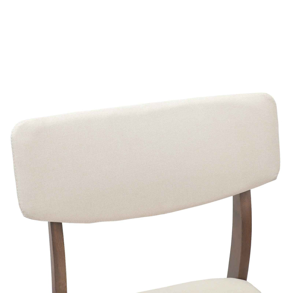 vidaXL Krzesła jadalne 2 pcs Jasny Brąz 48 x 49 x 95 cm Drewno Gumowe