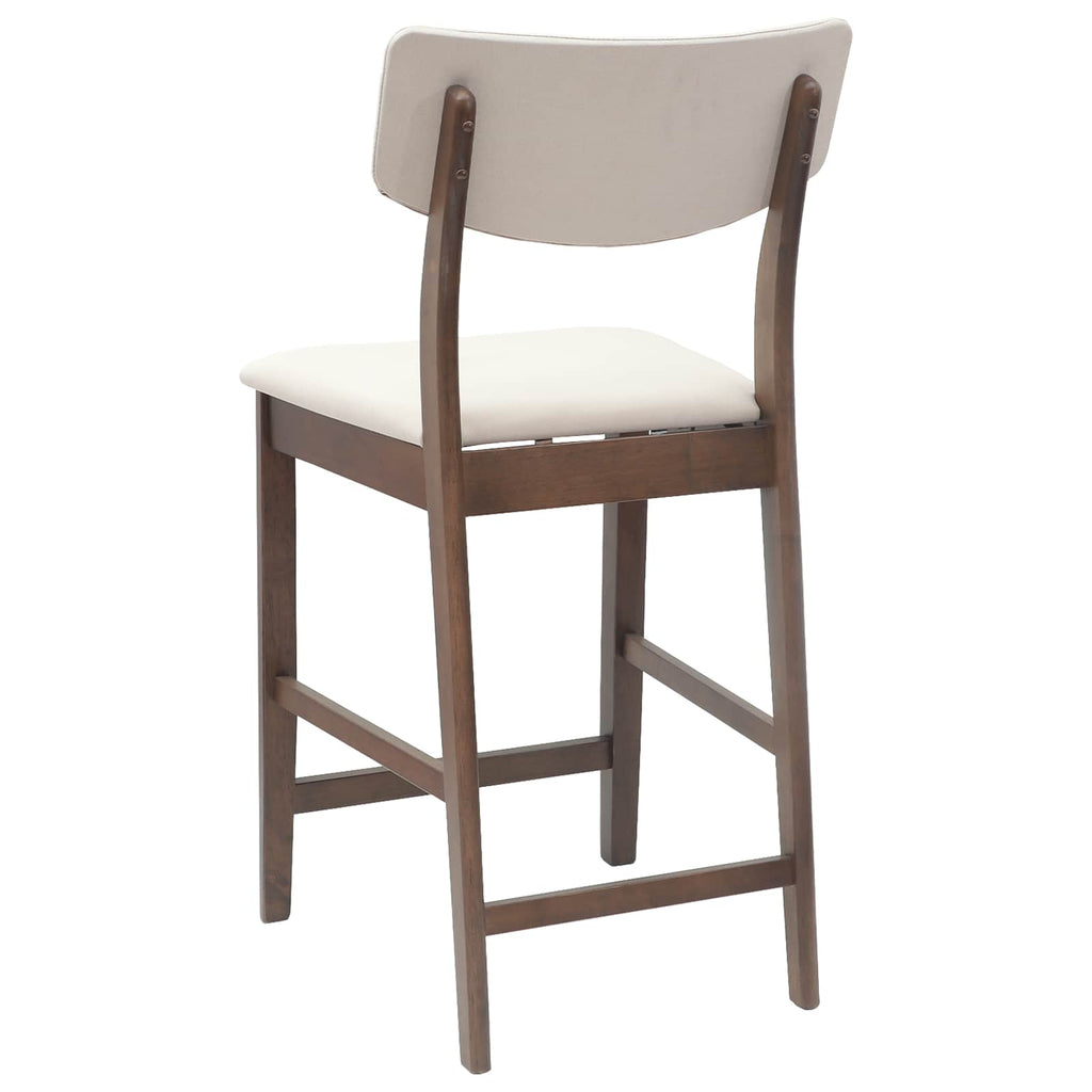 vidaXL Krzesła jadalne 2 pcs Jasny Brąz 48 x 49 x 95 cm Drewno Gumowe