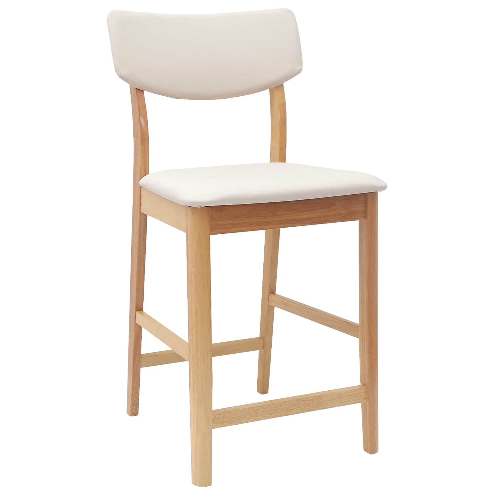 vidaXL Krzesła jadalne 2 pcs Naturalny 48 x 49 x 95 cm Drewno Gumowe
