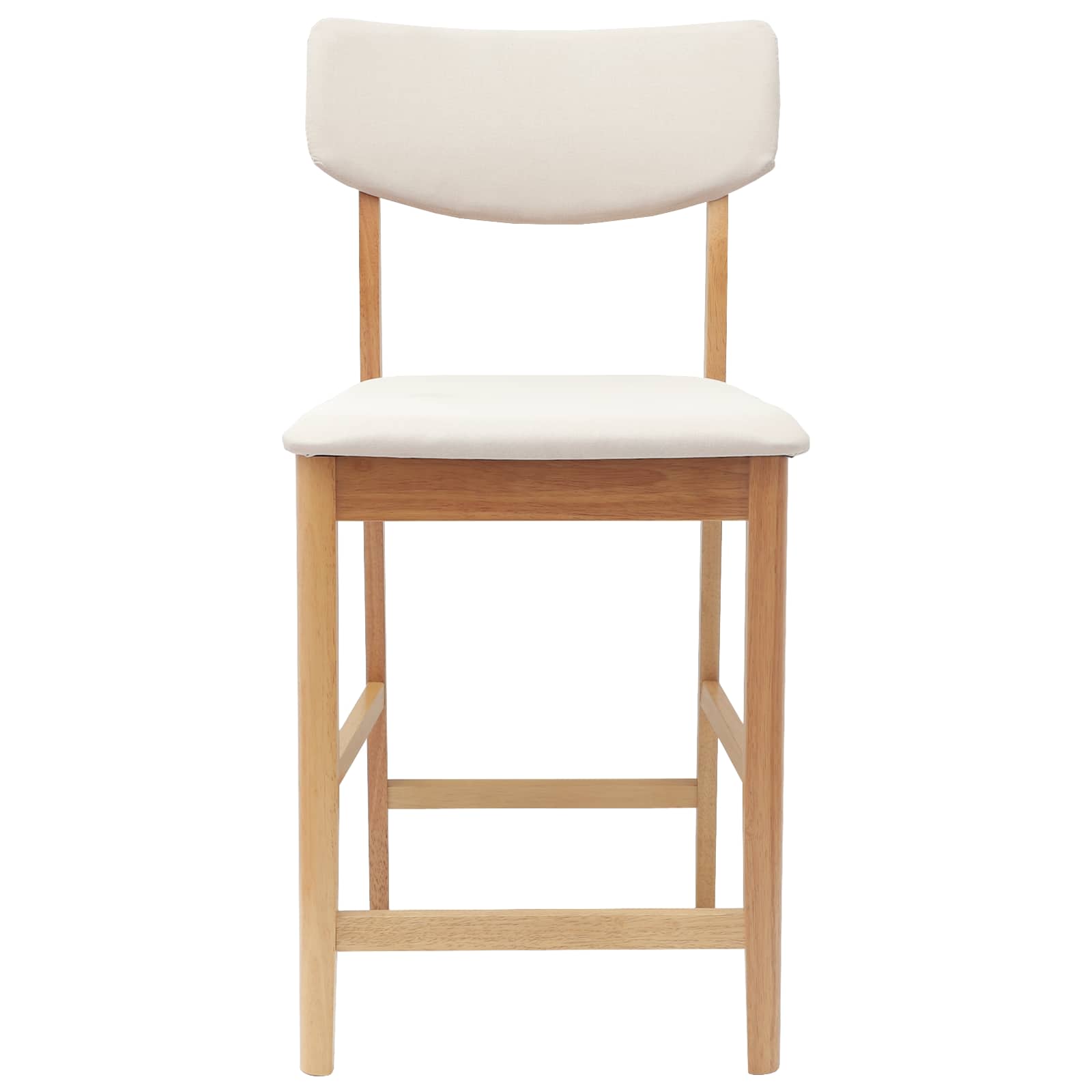 vidaXL Krzesła jadalne 2 pcs Naturalny 48 x 49 x 95 cm Drewno Gumowe