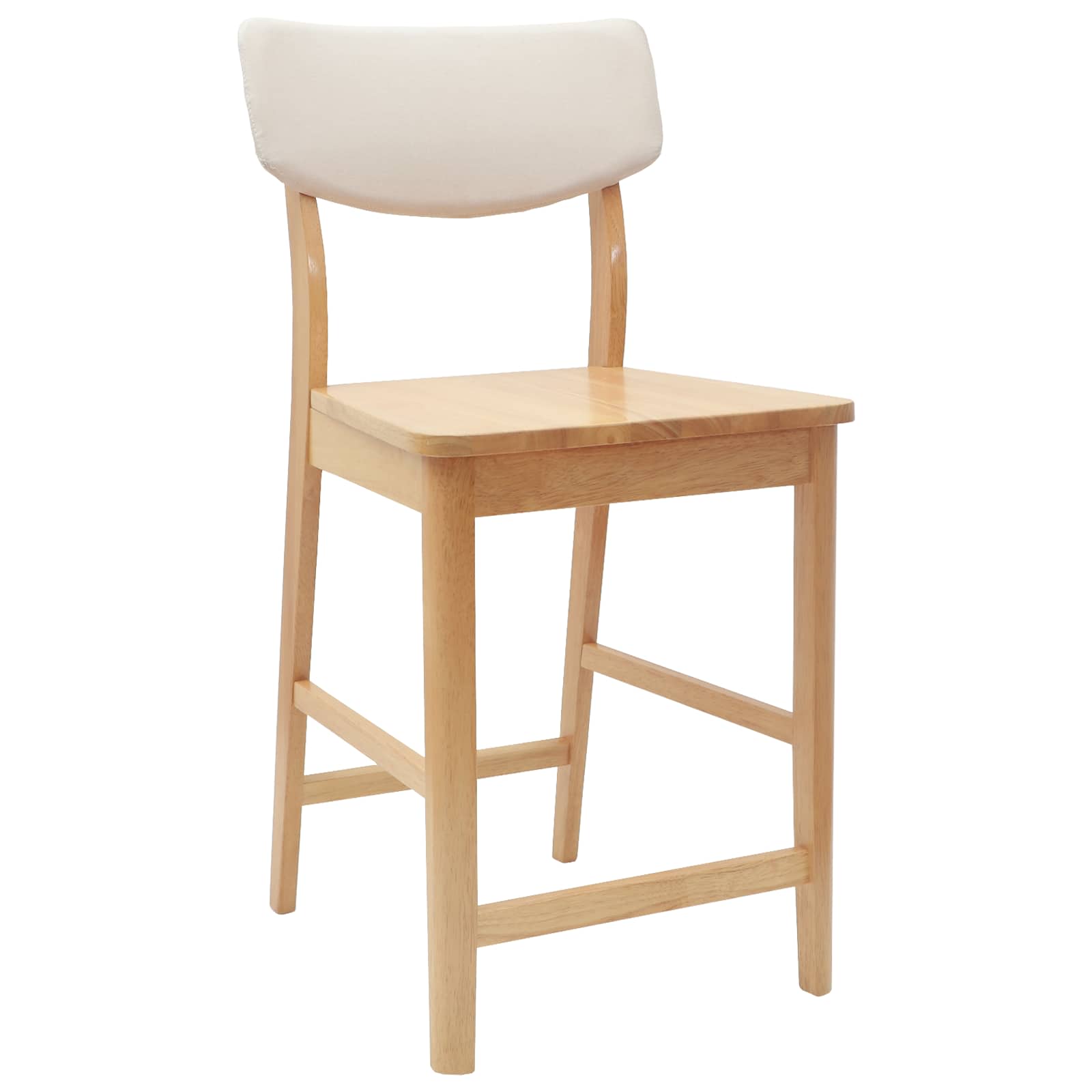 vidaXL Krzesła jadalne 2 pcs Naturalny 48 x 49 x 95 cm Drewno Gumowe