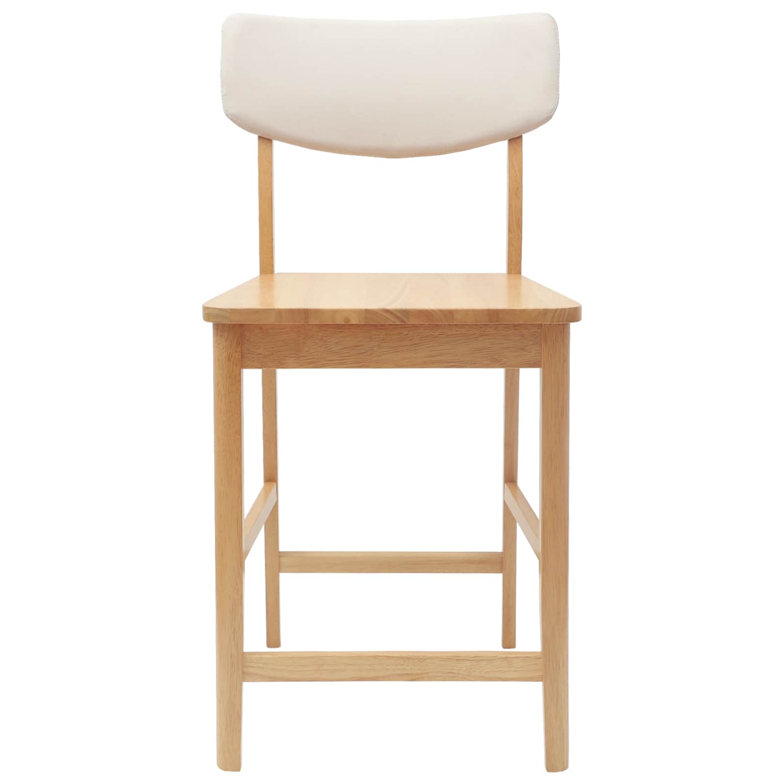 vidaXL Krzesła jadalne 2 pcs Naturalny 48 x 49 x 95 cm Drewno Gumowe