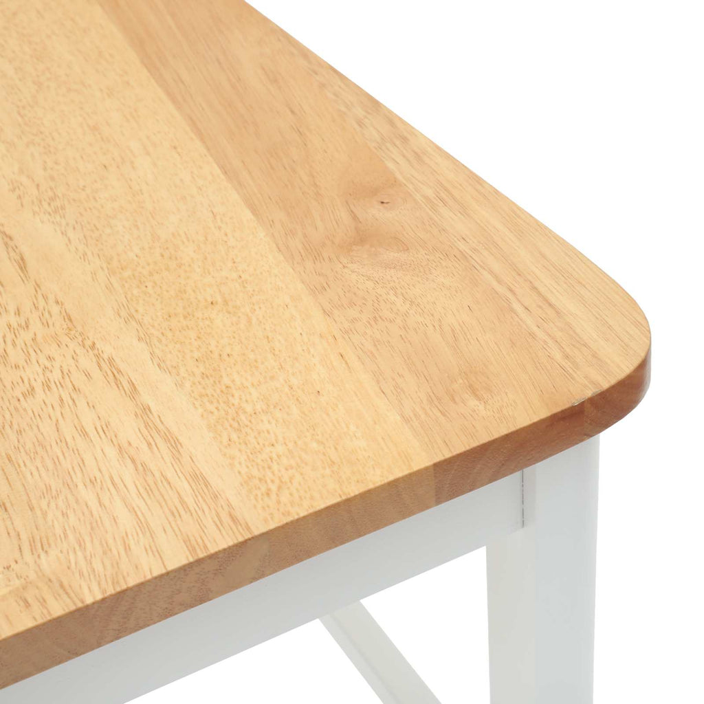 vidaXL Krzesła jadalne 2 pcs Biały 48 x 49 x 95 cm Drewno Gumowe