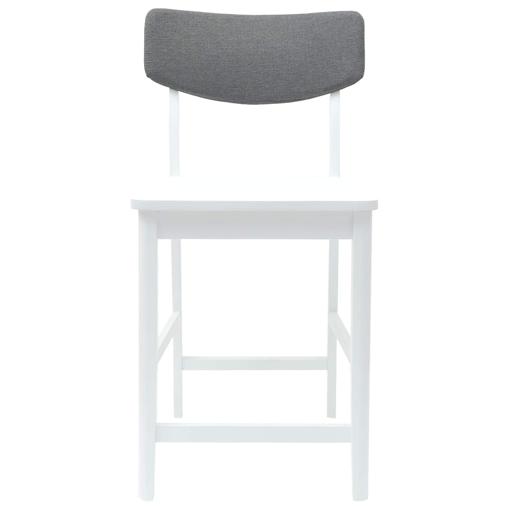 vidaXL Krzesła jadalne 2 pcs Biały 48 x 49 x 95 cm Drewno Gumowe