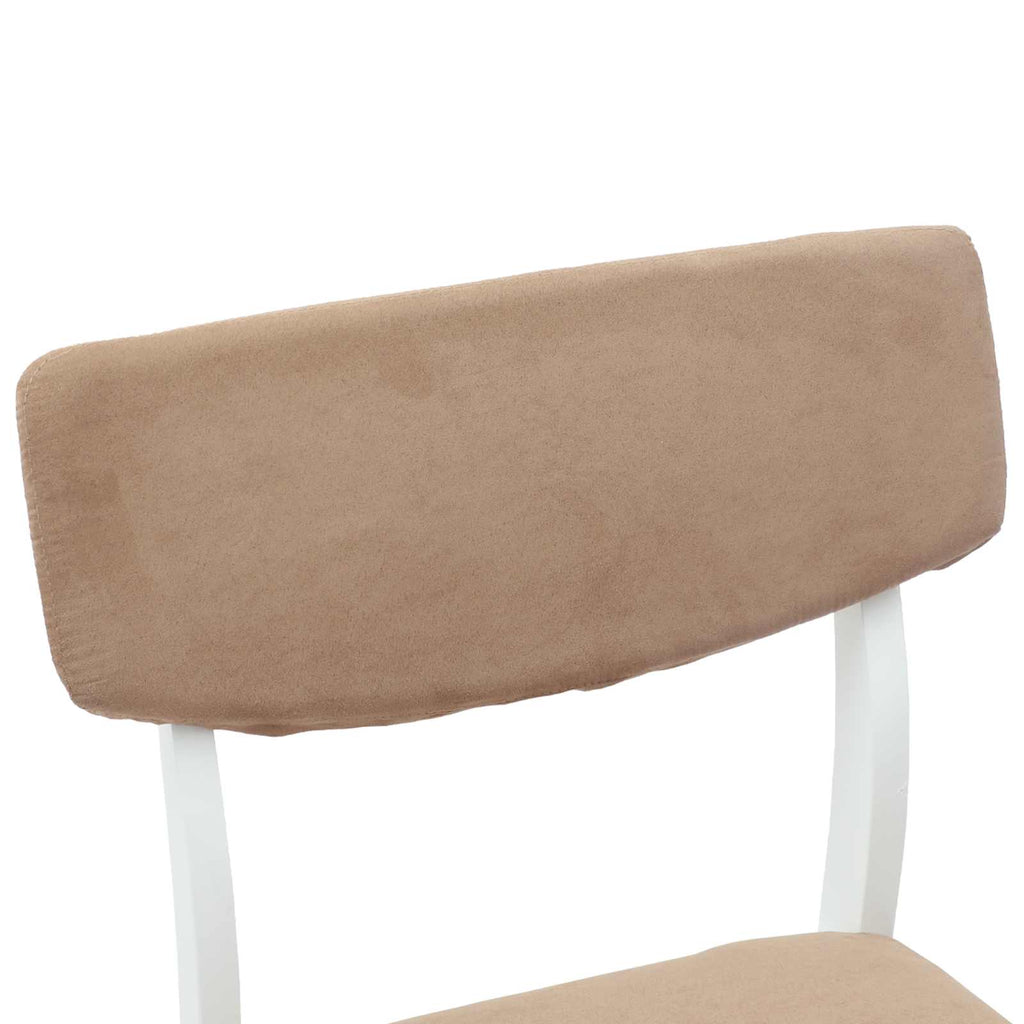 vidaXL Krzesła jadalne 2 pcs Biały 48 x 49 x 95 cm Drewno Gumowe