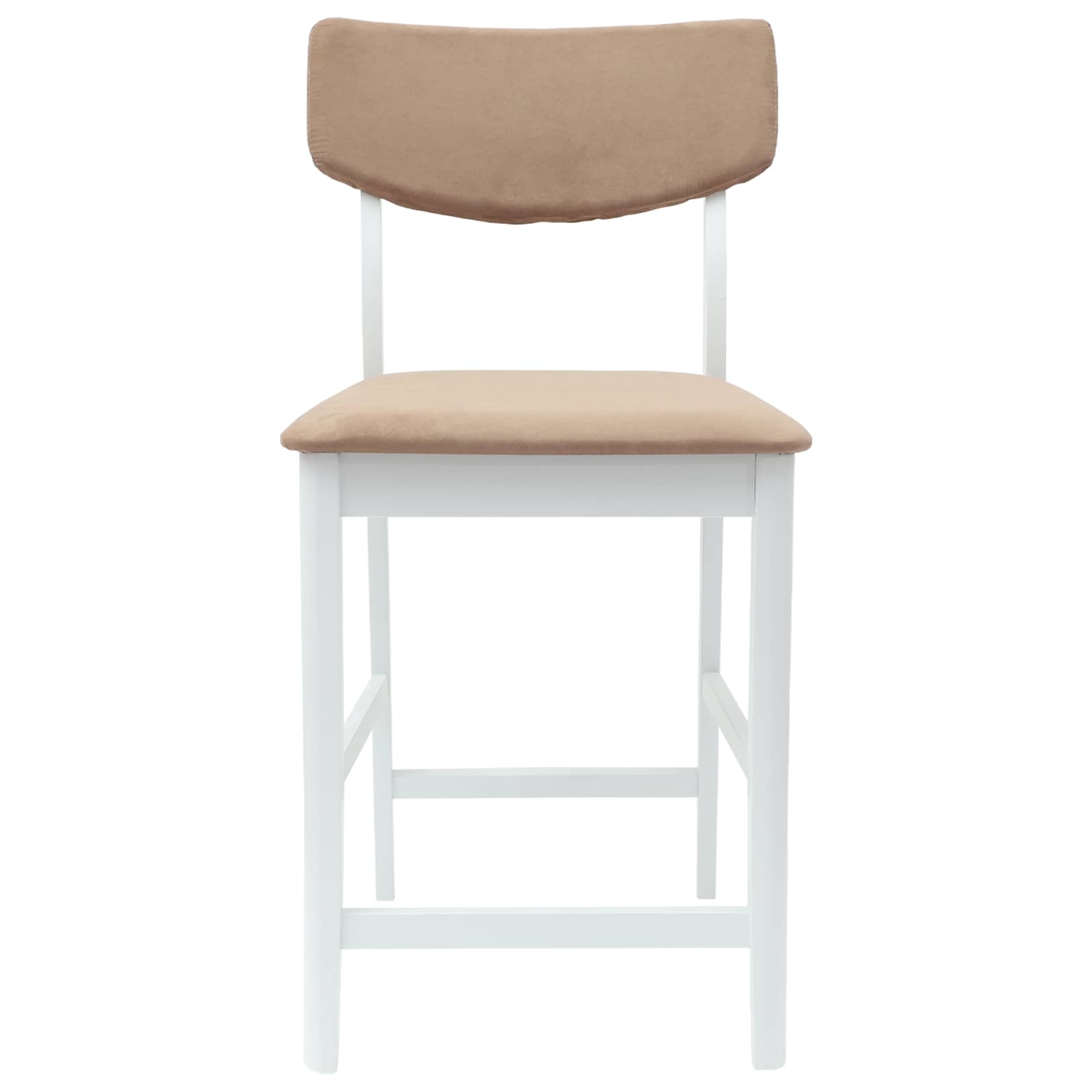 vidaXL Krzesła jadalne 2 pcs Biały 48 x 49 x 95 cm Drewno Gumowe