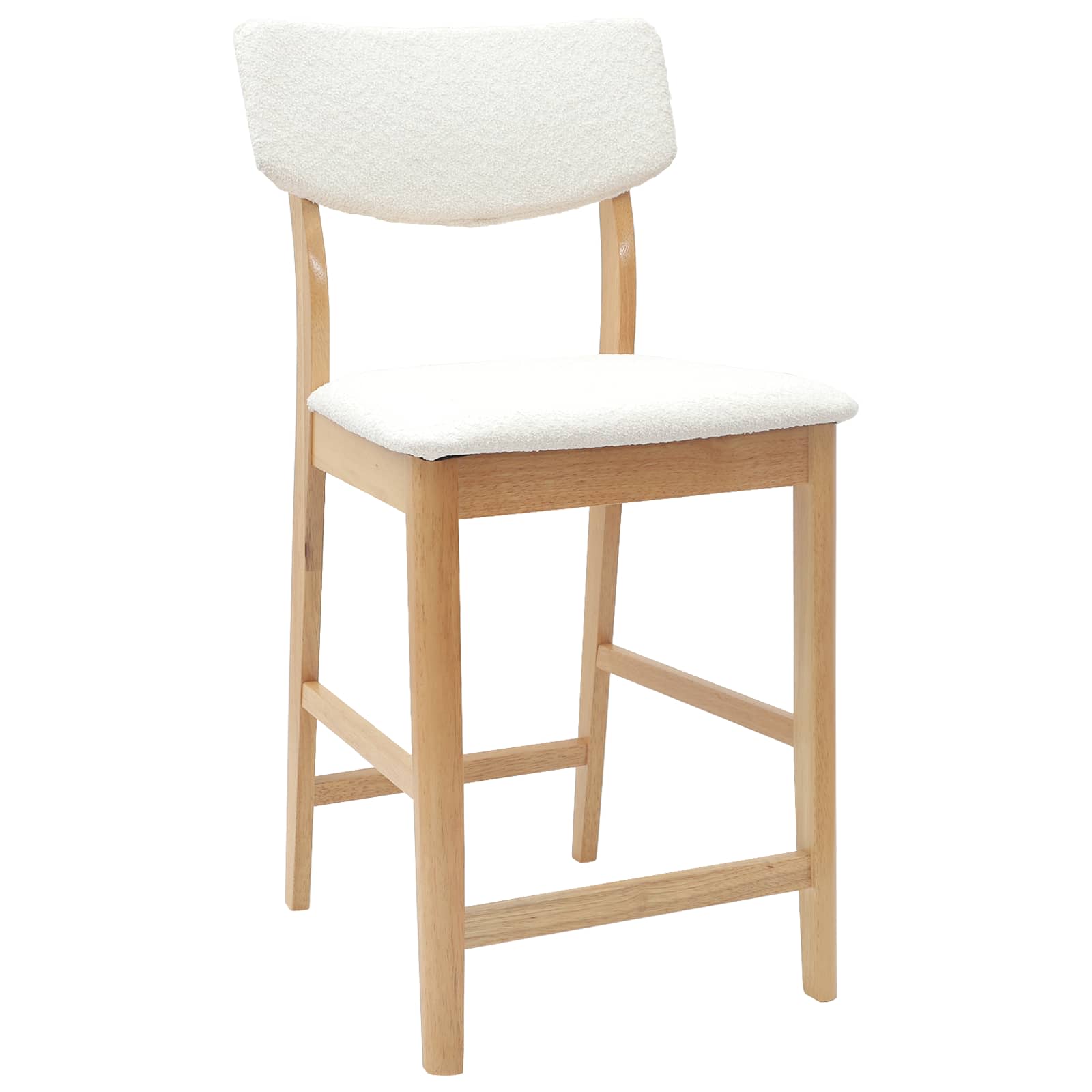 vidaXL Krzesła jadalne 2 pcs Naturalny 48 x 49 x 95 cm Drewno Gumowe