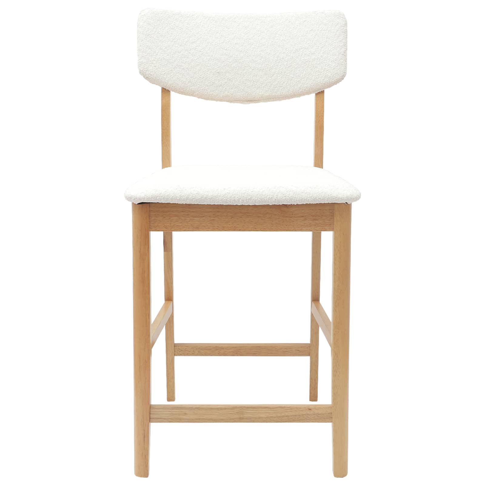 vidaXL Krzesła jadalne 2 pcs Naturalny 48 x 49 x 95 cm Drewno Gumowe