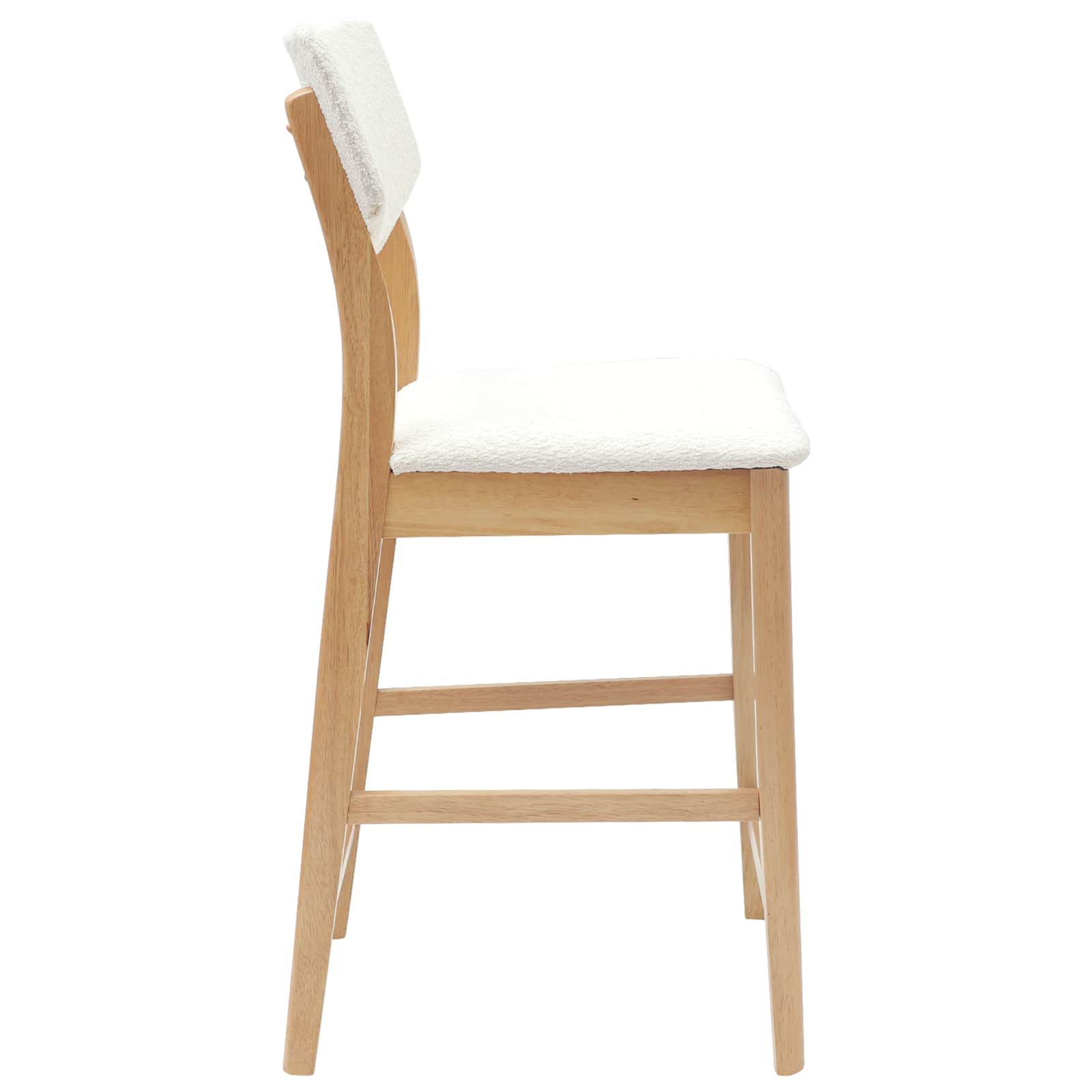vidaXL Krzesła jadalne 2 pcs Naturalny 48 x 49 x 95 cm Drewno Gumowe