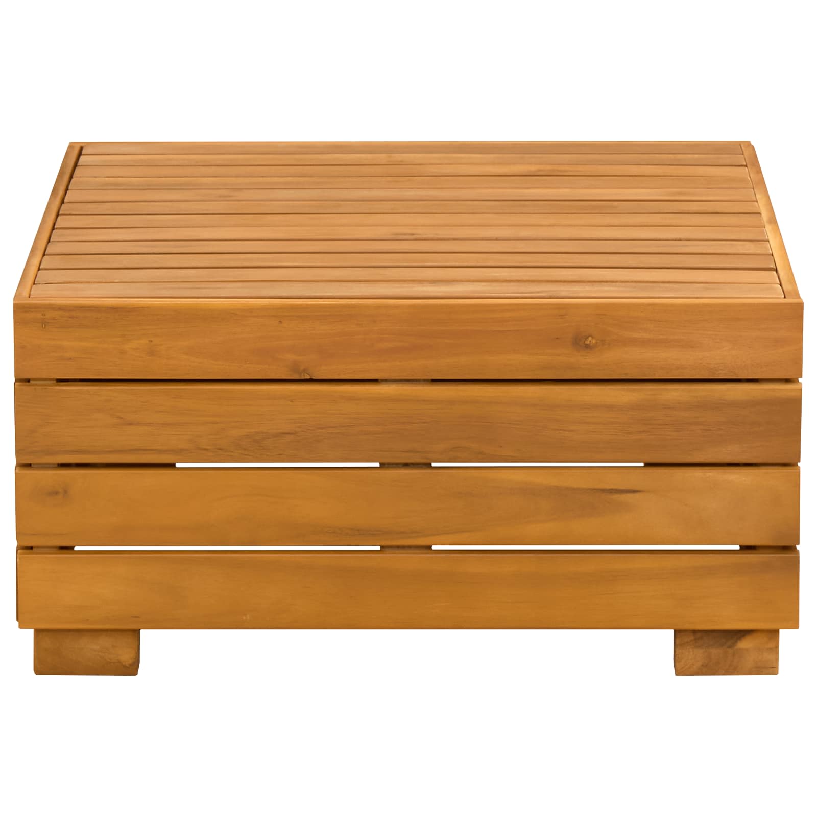 vidaXL Stół Ogrodowy Lite Drewno Akacji Brązowy 60 x 60 x 30 cm
